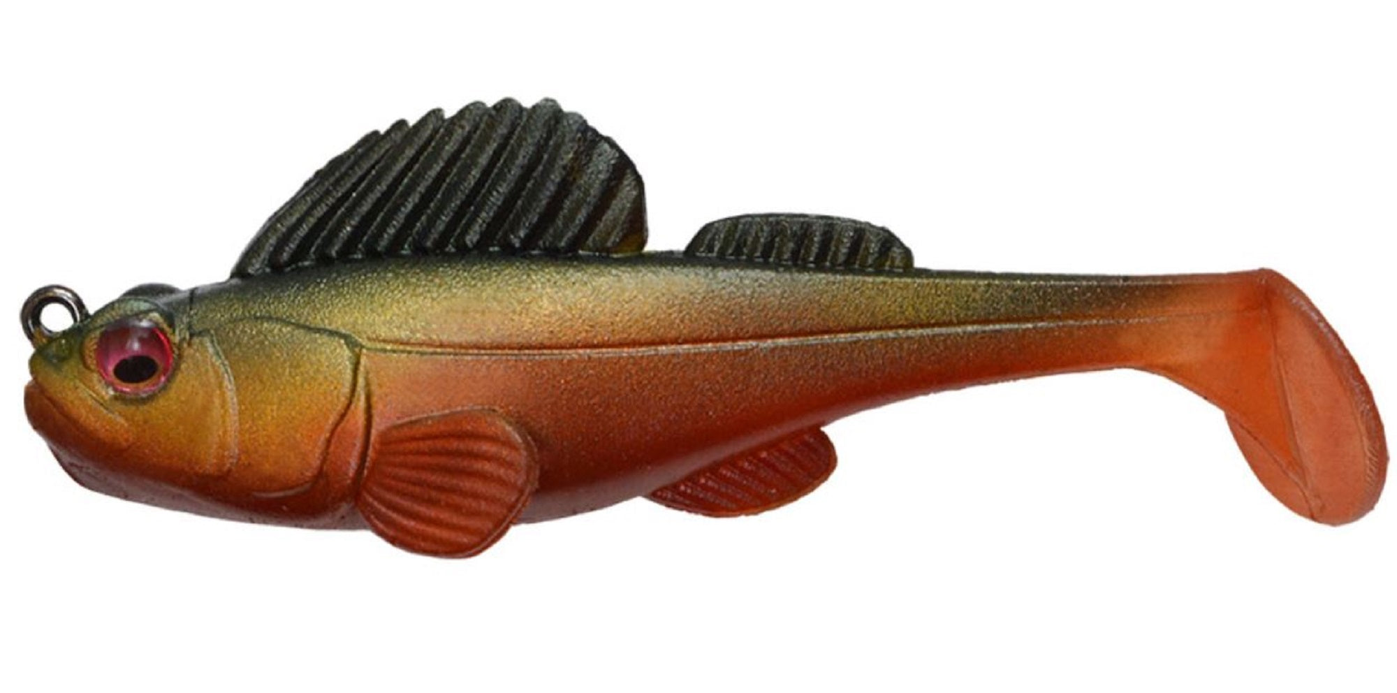 Megabass Soft Lure Dark Sleeper 3.8 Inch 3/4 oz Dark Shad (1493)