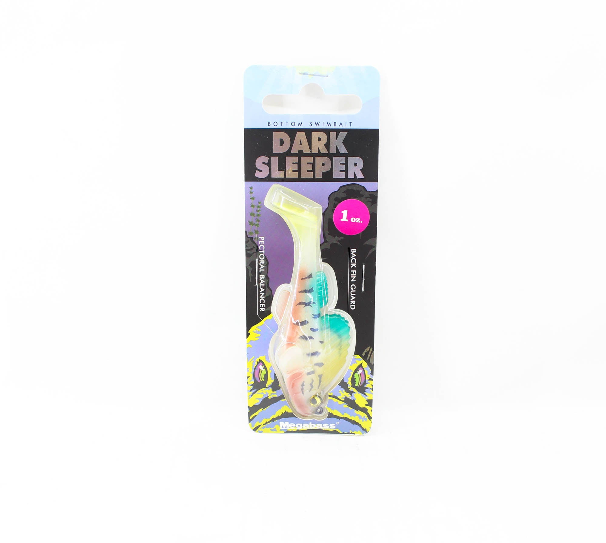 Megabass Soft Lure Dark Sleeper 3.8 Inch 1 oz Biwako Yoshinobori (1554)