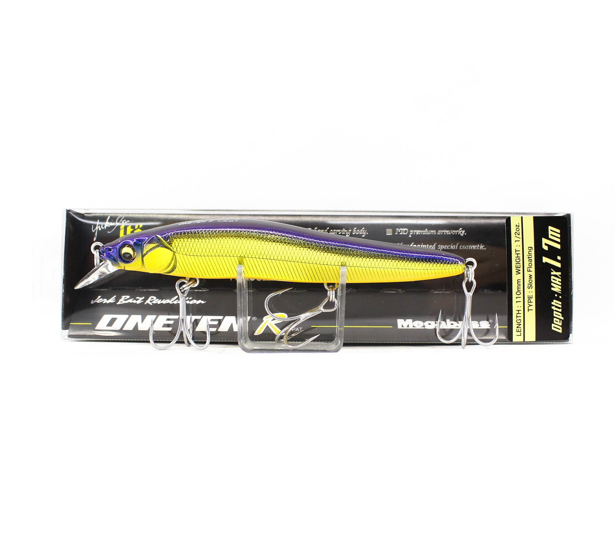 Megabass Vision 110 Oneten R Floating Lure M Champagne Kinkuro (2667)