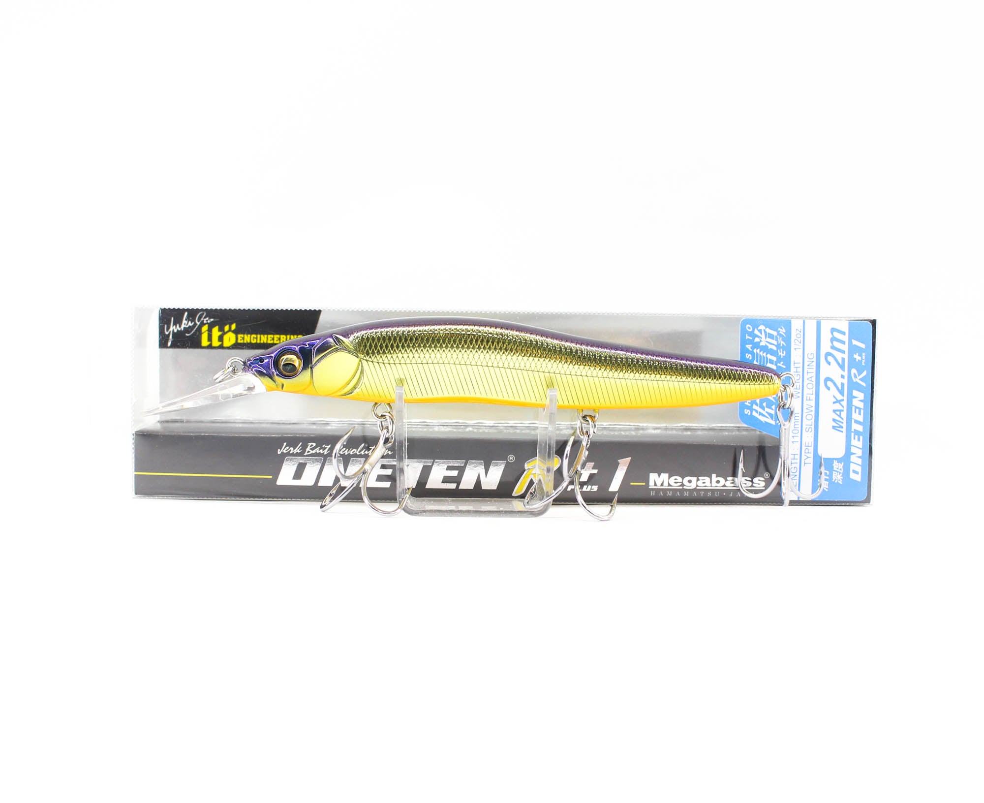 Megabass Vision 110 Oneten R+1 Slow Floating Lure M Champagne Kinkur (2780)
