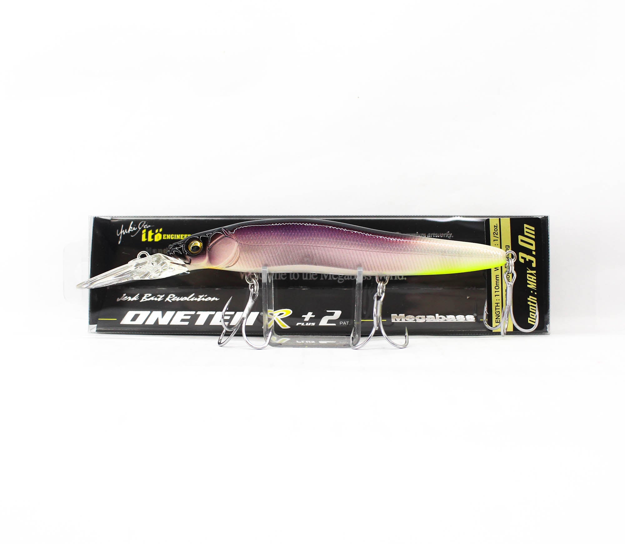 Megabass Vision 110 Oneten R+2 Slow Floating Lure Kohoku Reaction (2940)