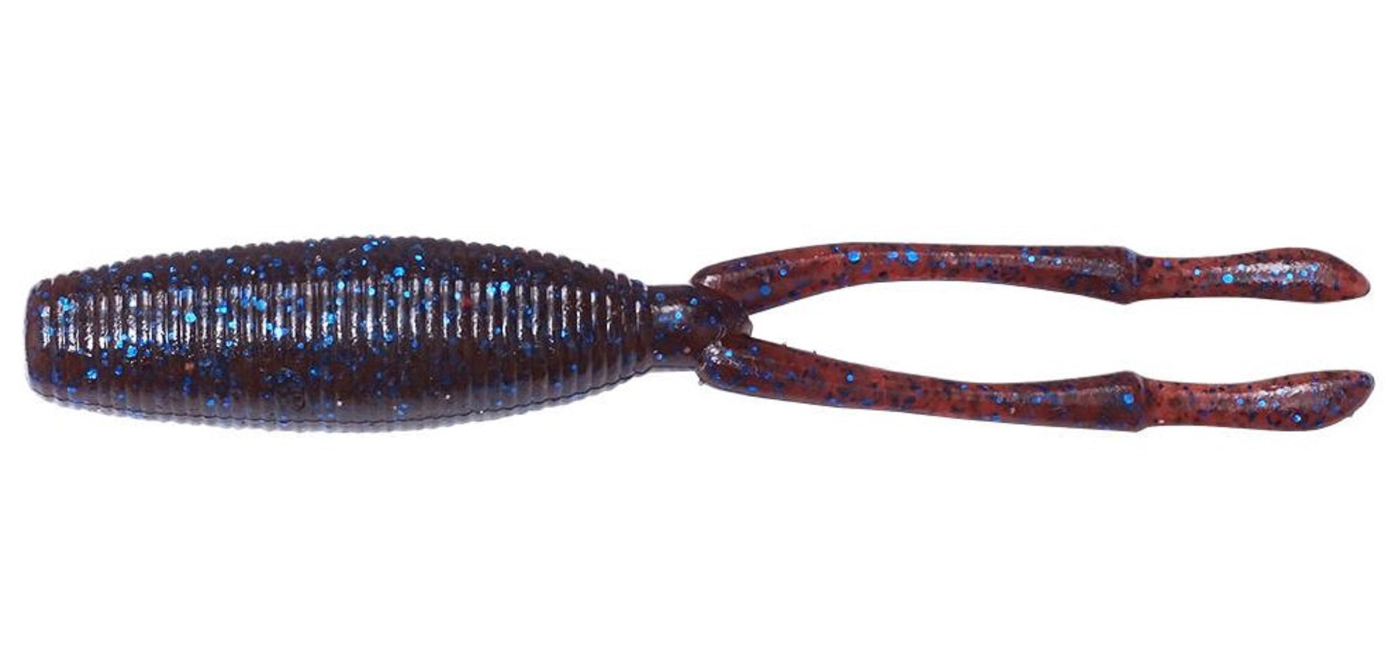 Megabass Soft Lure TK Twister 4.5 Inches Scupernong Blue F (3954)