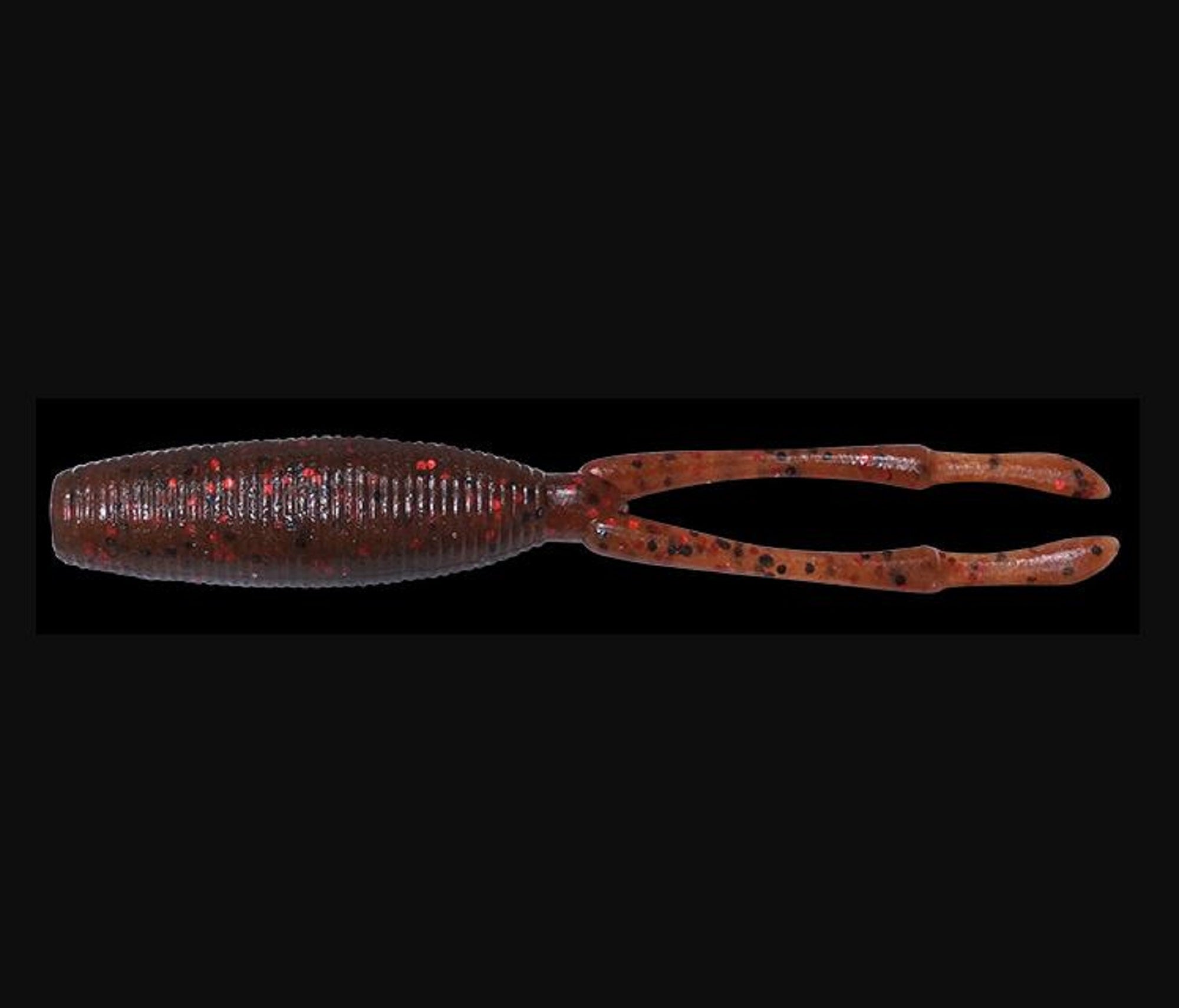 Megabass Soft Lure TK Twister JR 3.5 Inches Ebimiso Red F (4050)