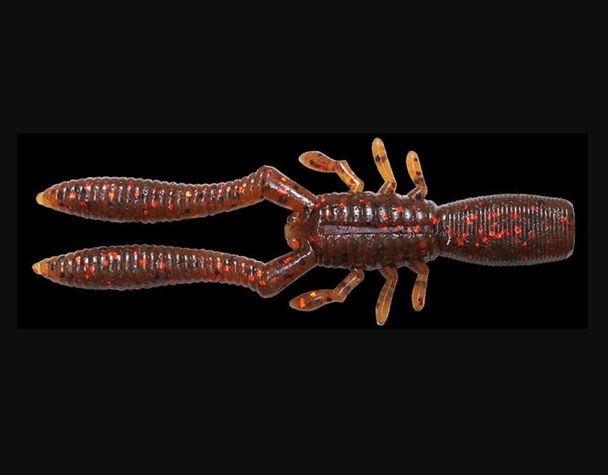 Megabass Soft Lure Bottle Shrimp 2.4 Inches Ebimiso Red F (8485)