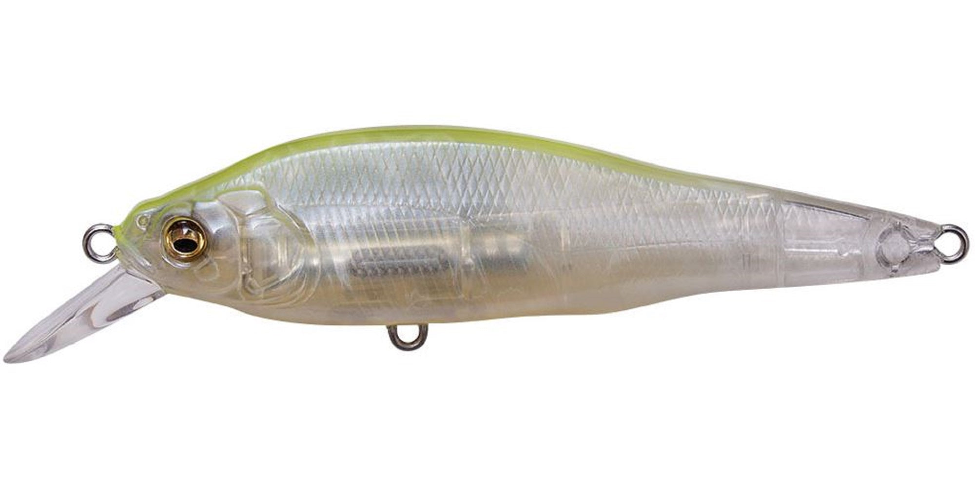 Megabass X-80 SW LBO Sinking Lure SS Ghost Lemon (9833)