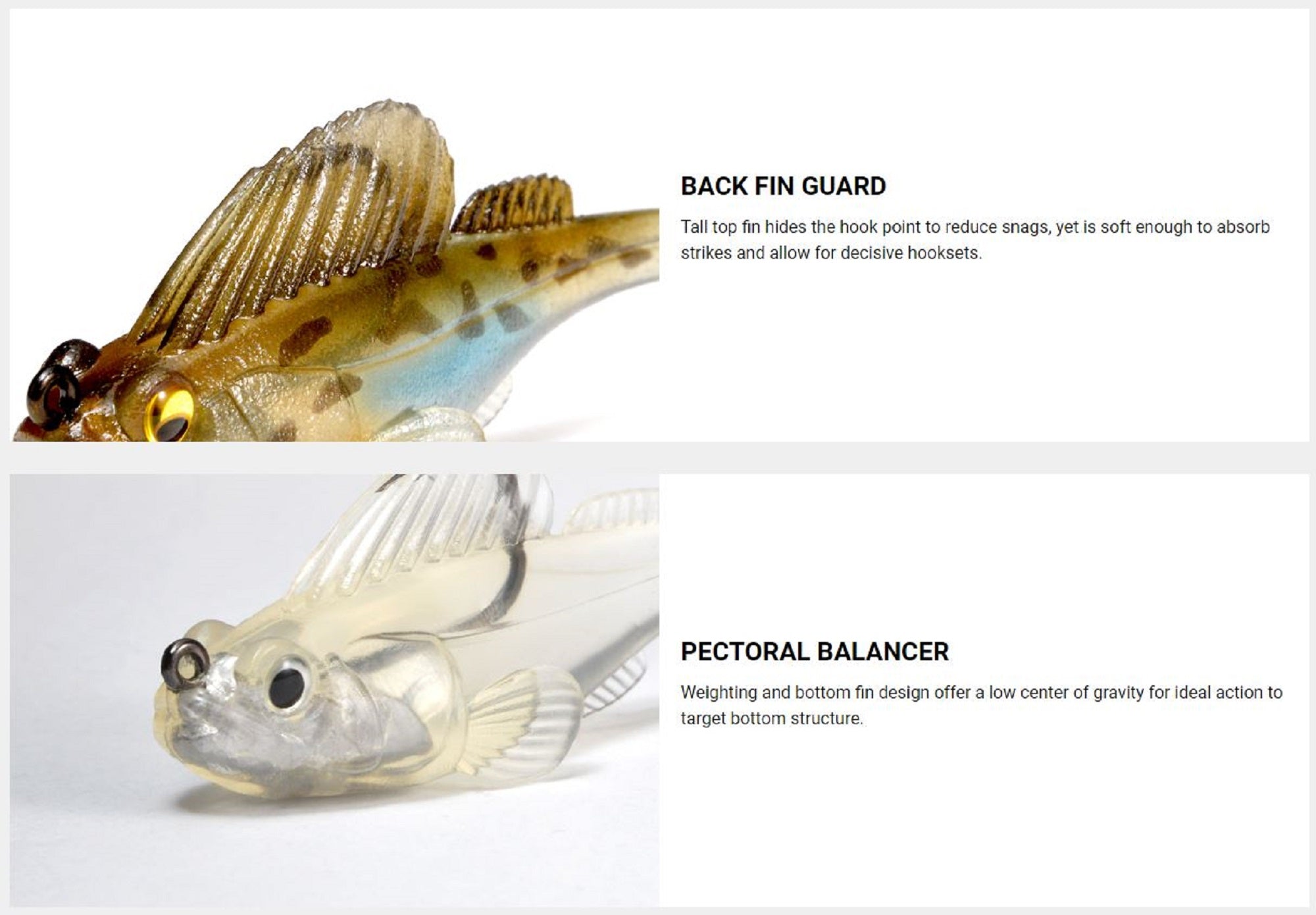 Megabass Soft Lure Dark Sleeper 2.4 Inch 3/8 oz Donko (2352)