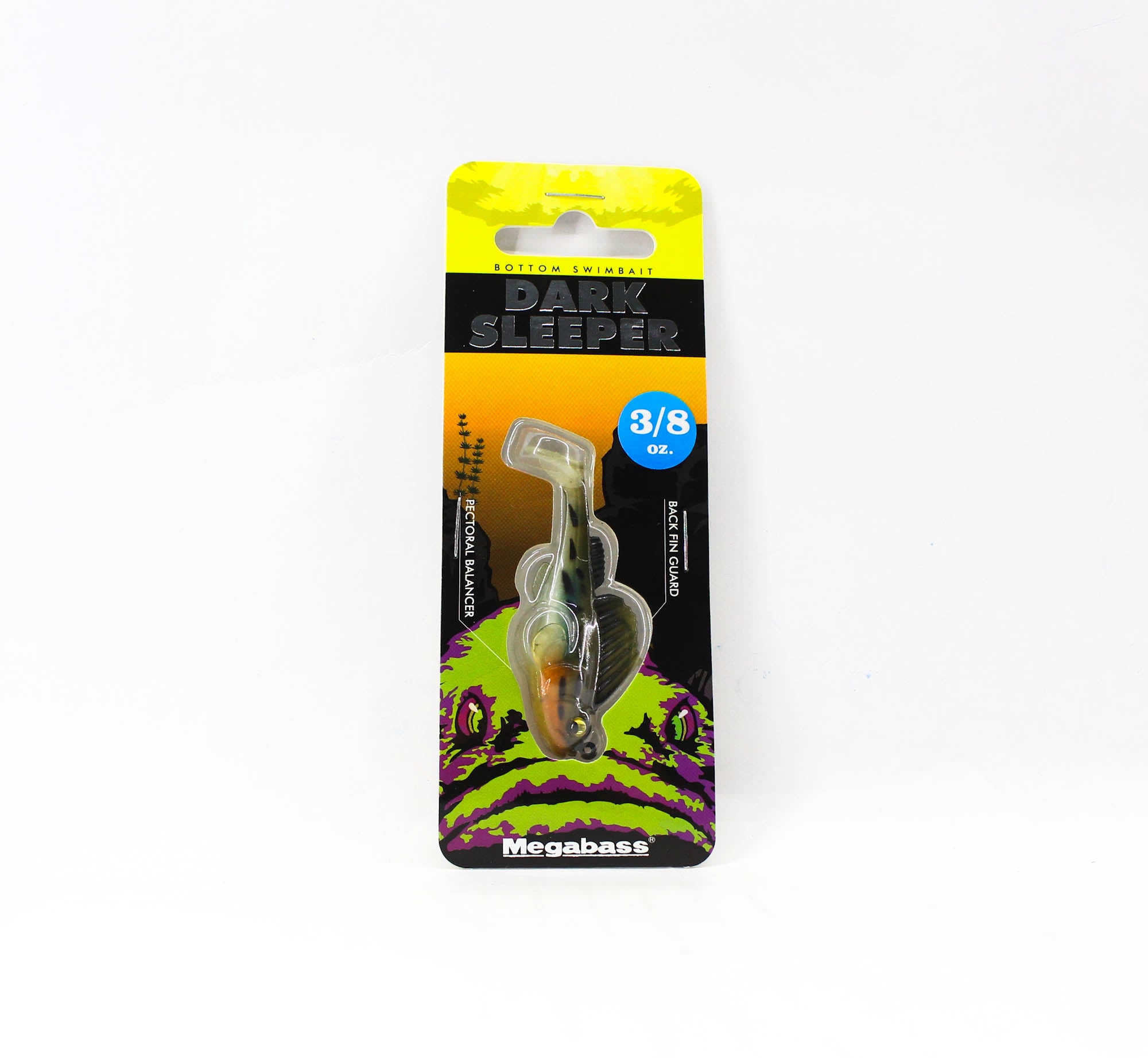 Megabass Soft Lure Dark Sleeper 2.4 Inch 3/8 oz Haze (2369)