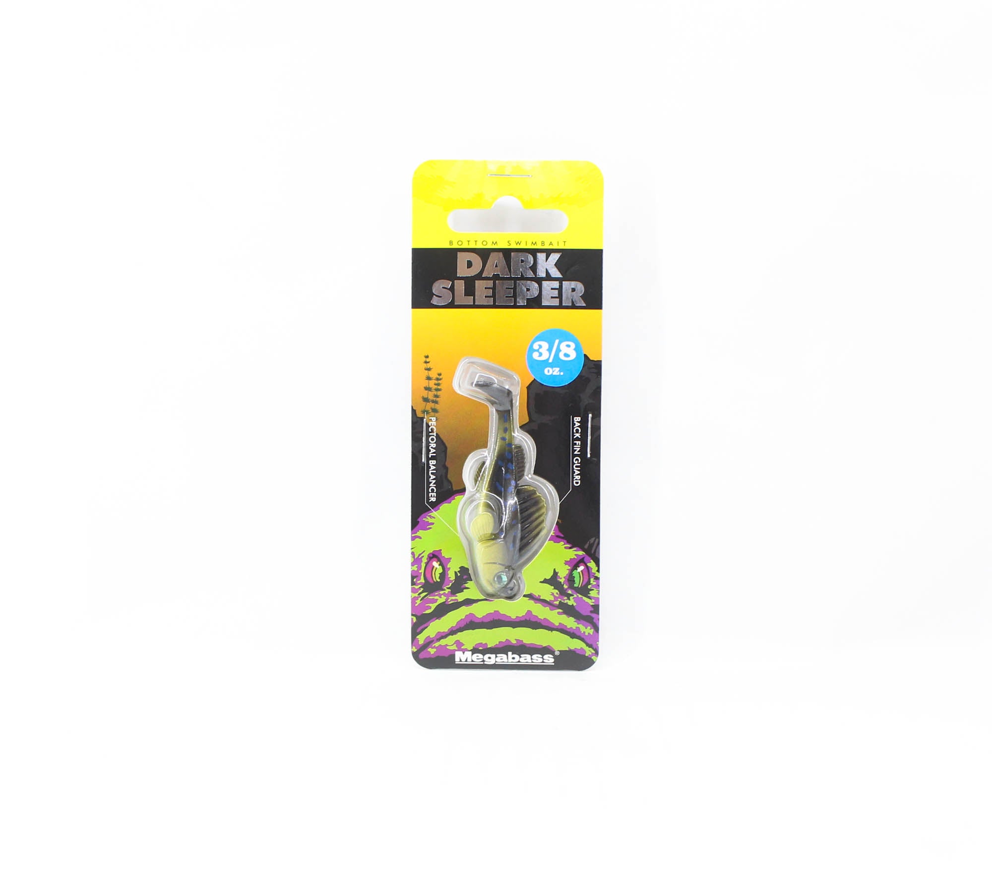 Megabass Soft Lure Dark Sleeper 2.4 Inch 3/8 oz Mutsugorou (2383)