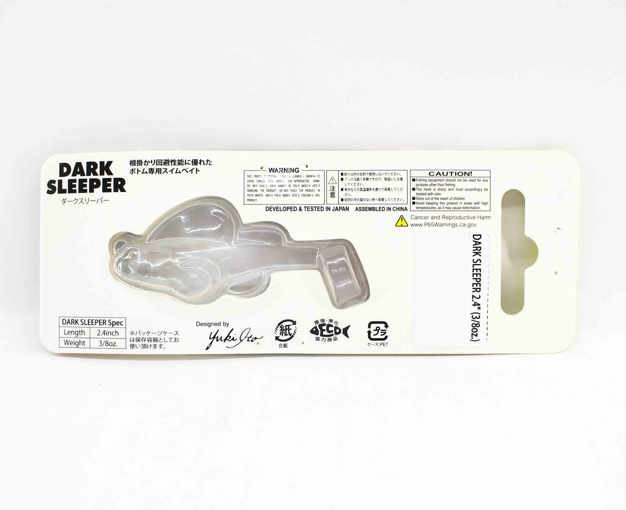 Megabass Soft Lure Dark Sleeper 2.4 Inch 3/8 oz Wakasagi (2420)