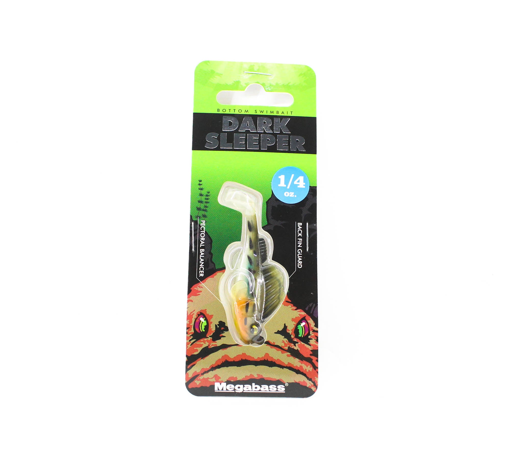 Megabass Soft Lure Dark Sleeper 2.4 Inch 1/4 oz Haze (2468)