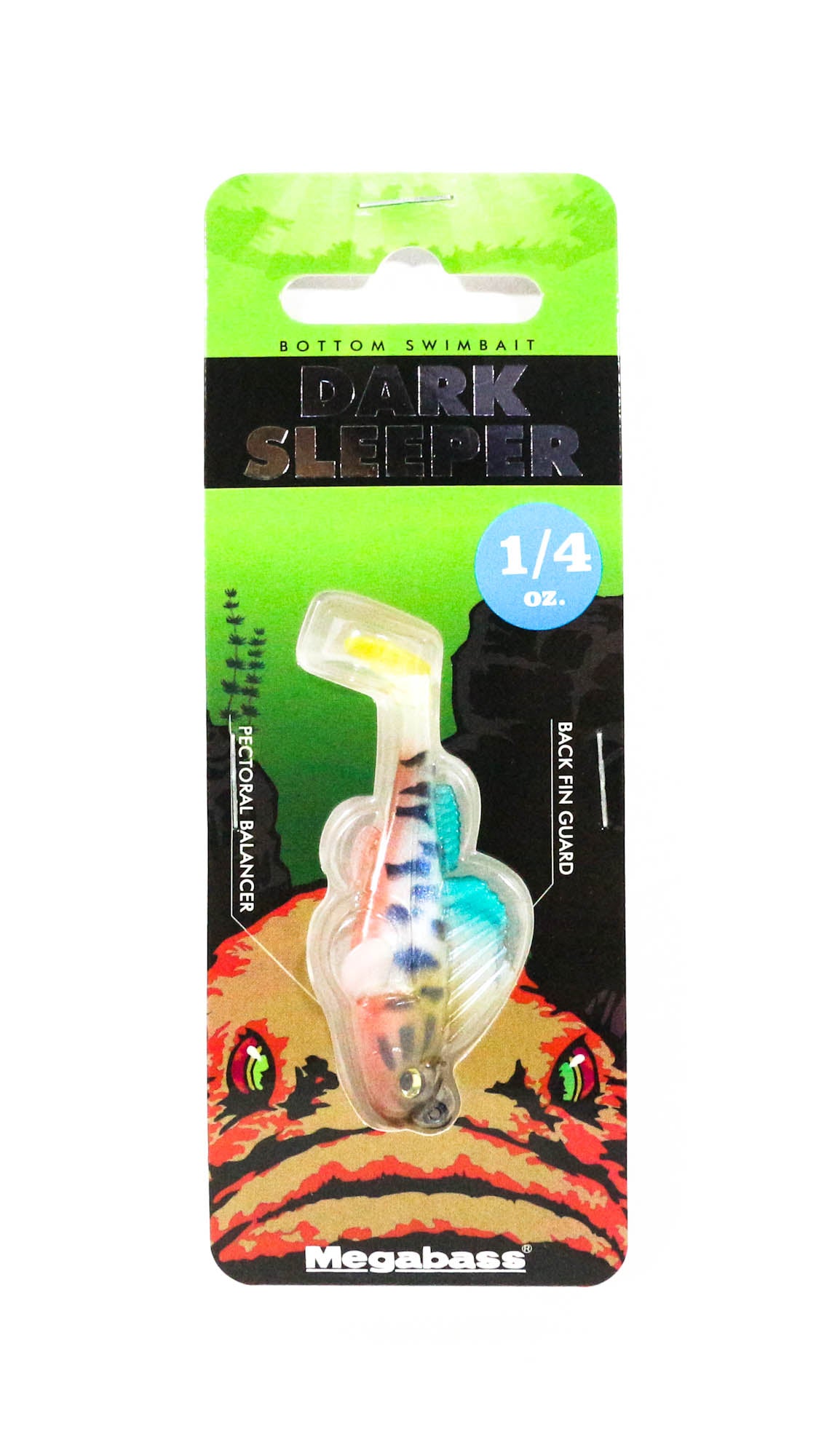 Megabass Soft Lure Dark Sleeper 2.4 Inch 1/4 oz Biwako Yoshinobori (2475)