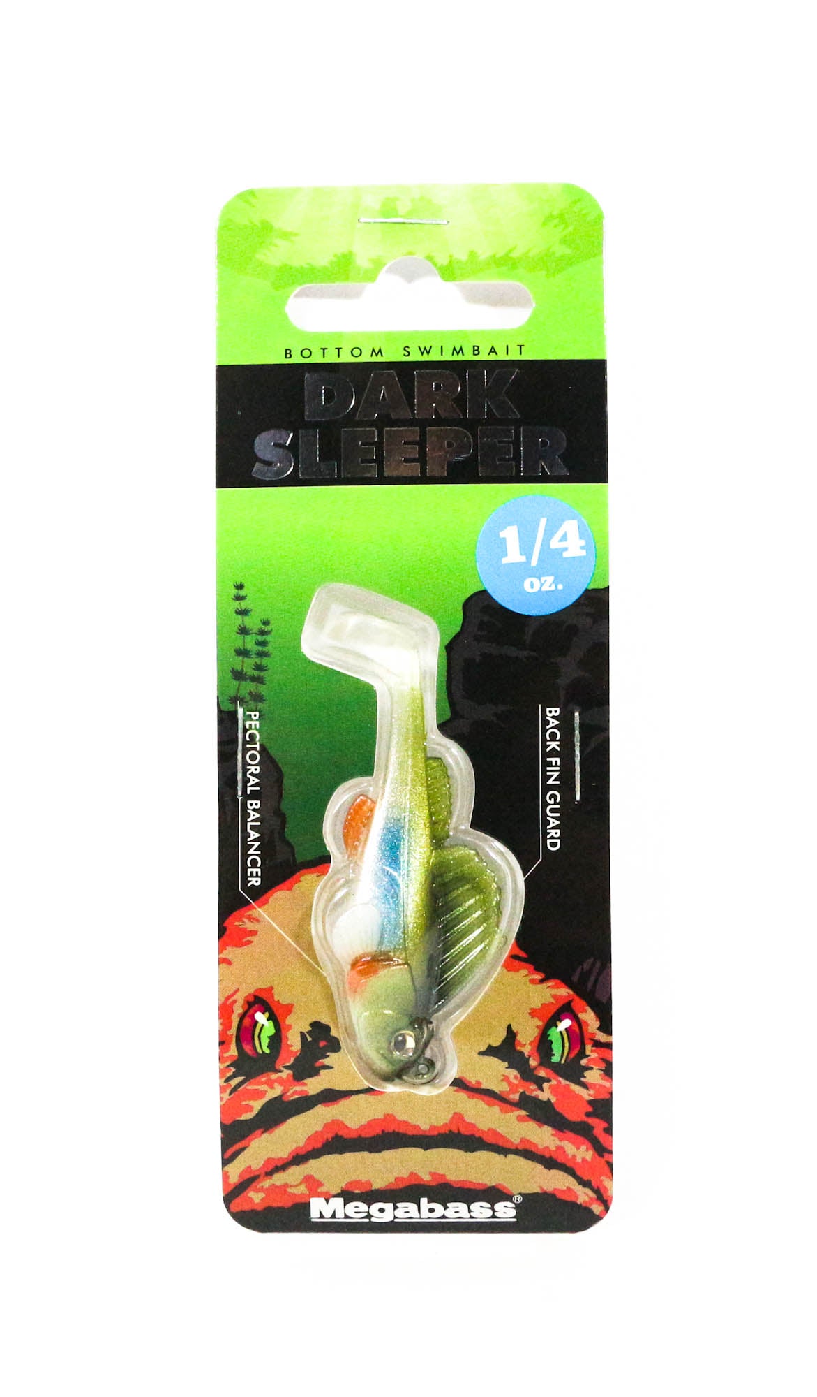 Megabass Soft Lure Dark Sleeper 2.4 Inch 1/4 oz Hanahaze (2499)