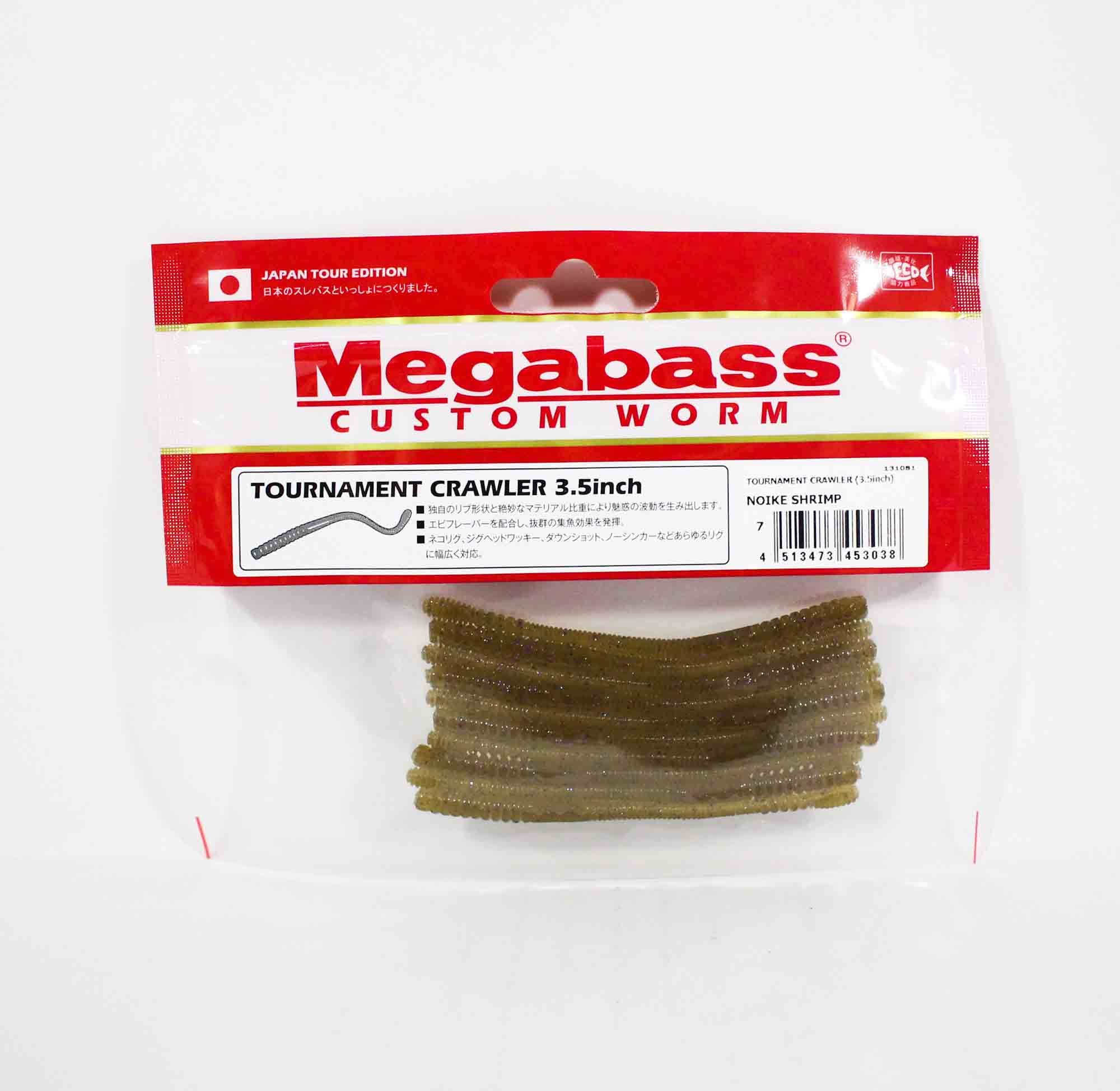 Megabass Tournament Crawler 3.5 Inch Soft Lure Noike Shrimp (3038)