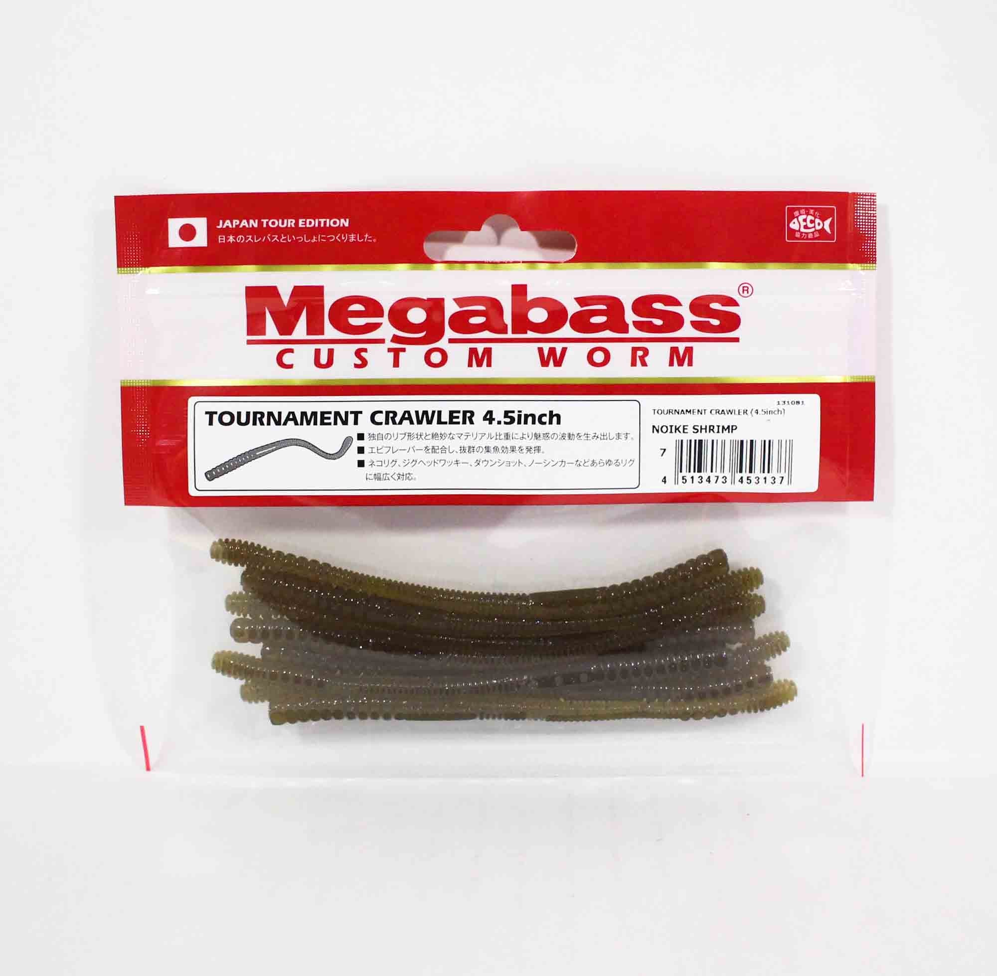 Megabass Tournament Crawler 4.5 Inch Soft Lure Noike Shrimp (3137)