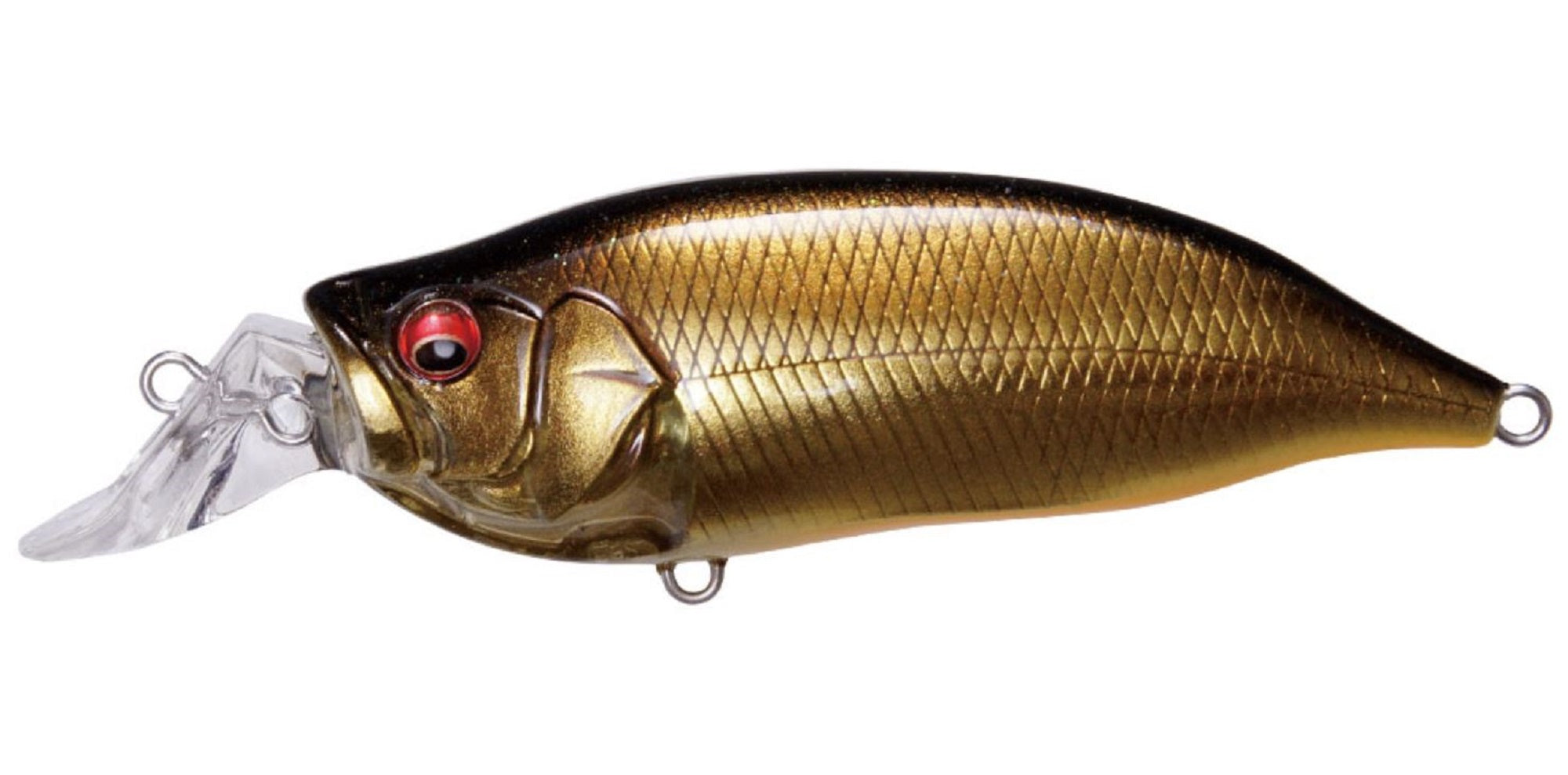 Megabass I X I Shad Type-R 1m 57 mm 1/4 oz Floating Lure Imae Gold (0586)