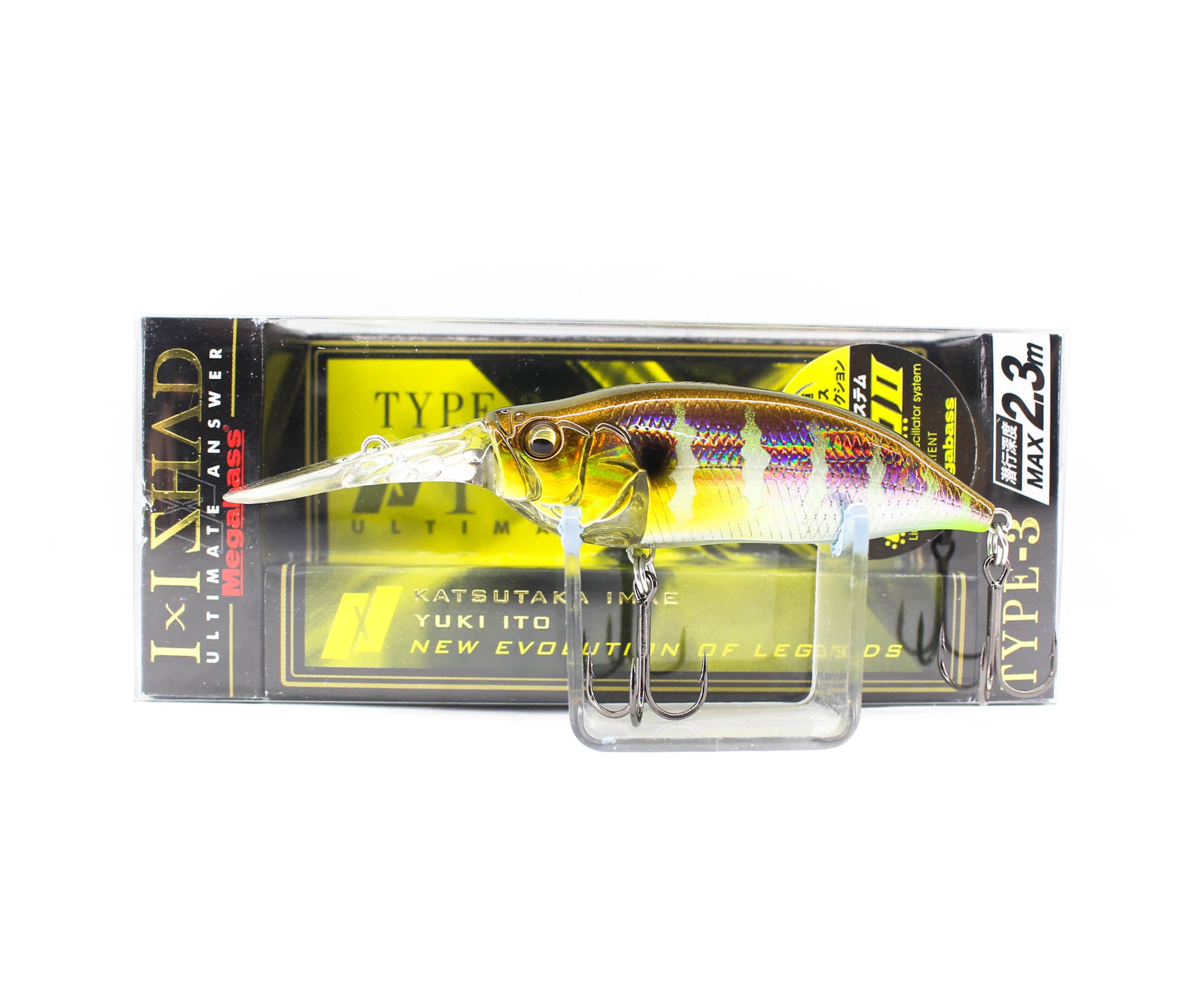 Megabass I X I Shad Type-3 2.3m 57 mm 1/4 oz Floating Lure GG Gill (1019)
