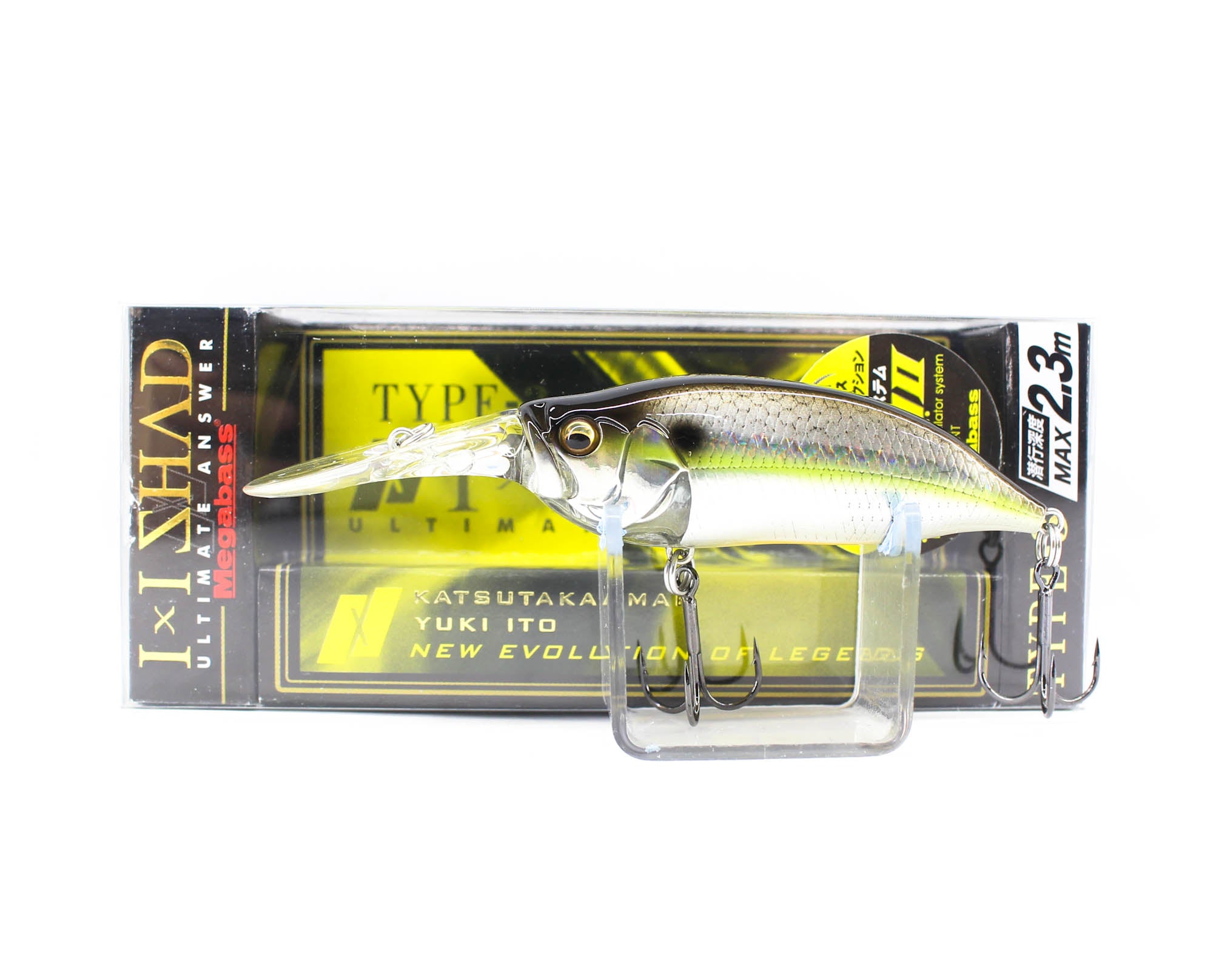Megabass I X I Shad Type-3 2.3m 57 mm 1/4 oz Floating Lure Oyabu 2 (1026)
