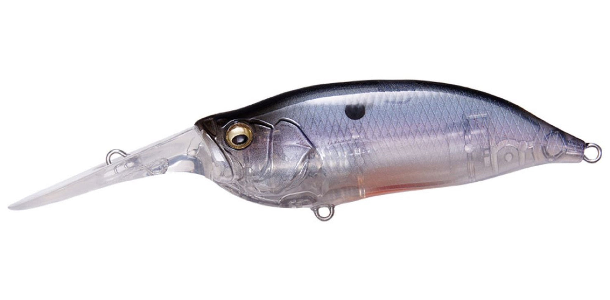 Megabass I X I Shad Type-3 2.3m 57mm 1/4oz Floating Lure Ghost Shad (1132)