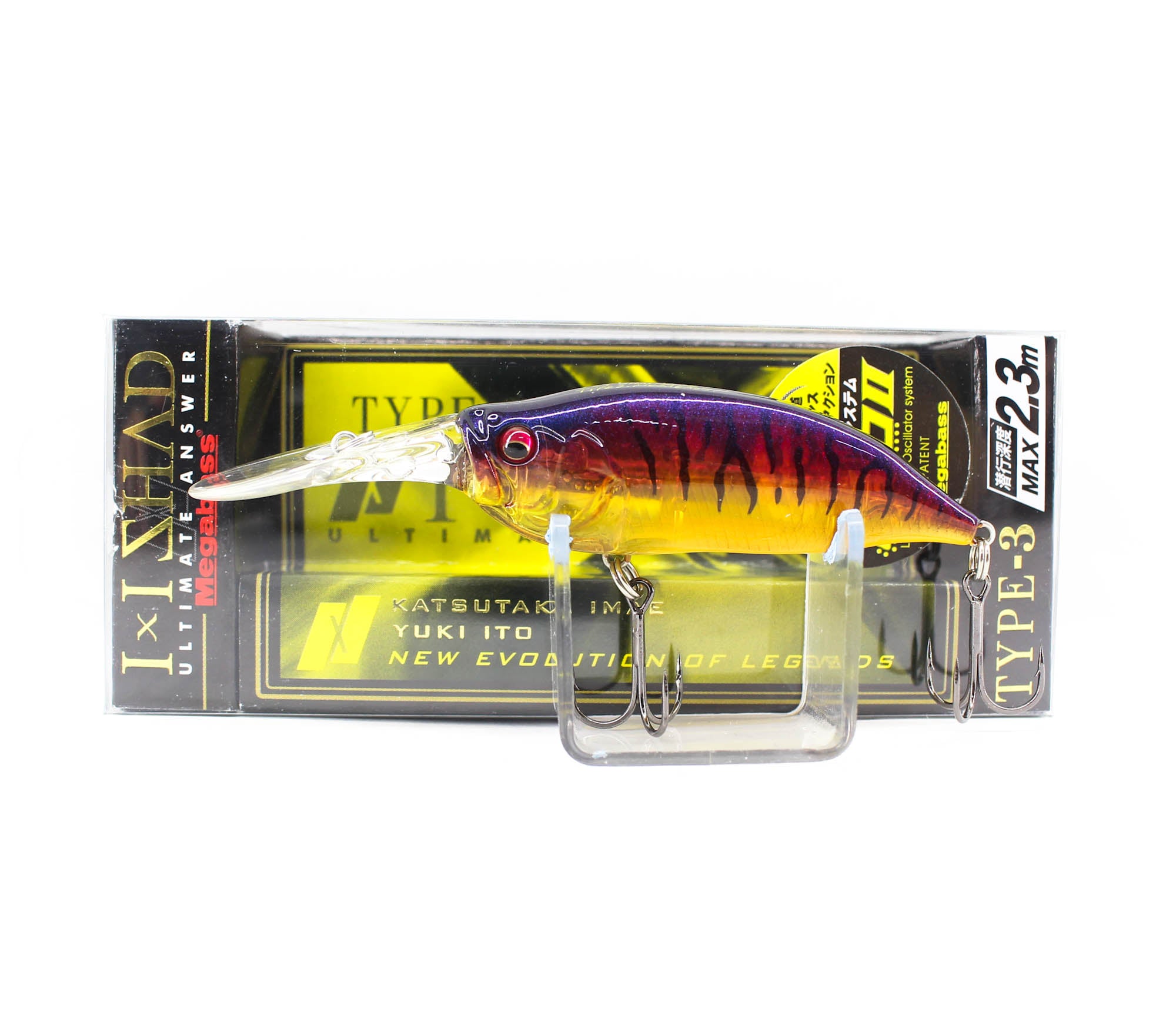 Megabass I X I Shad Type-3 2.3m 57 mm 1/4 oz Floating Lure Killer (3051)