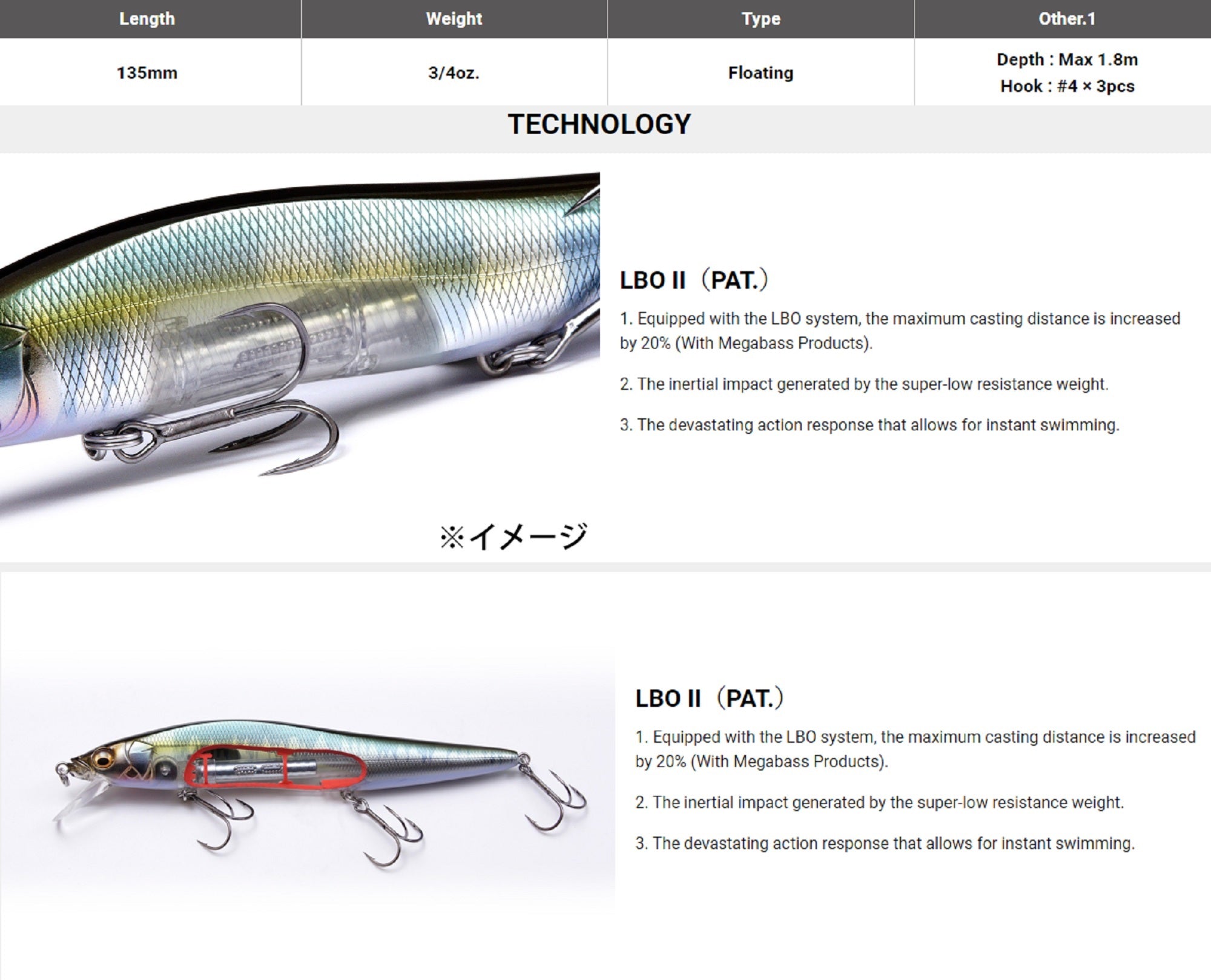 Megabass Vision 110 Oneten Max LBO Floating Lure GLX Western Crown 2 (9466)