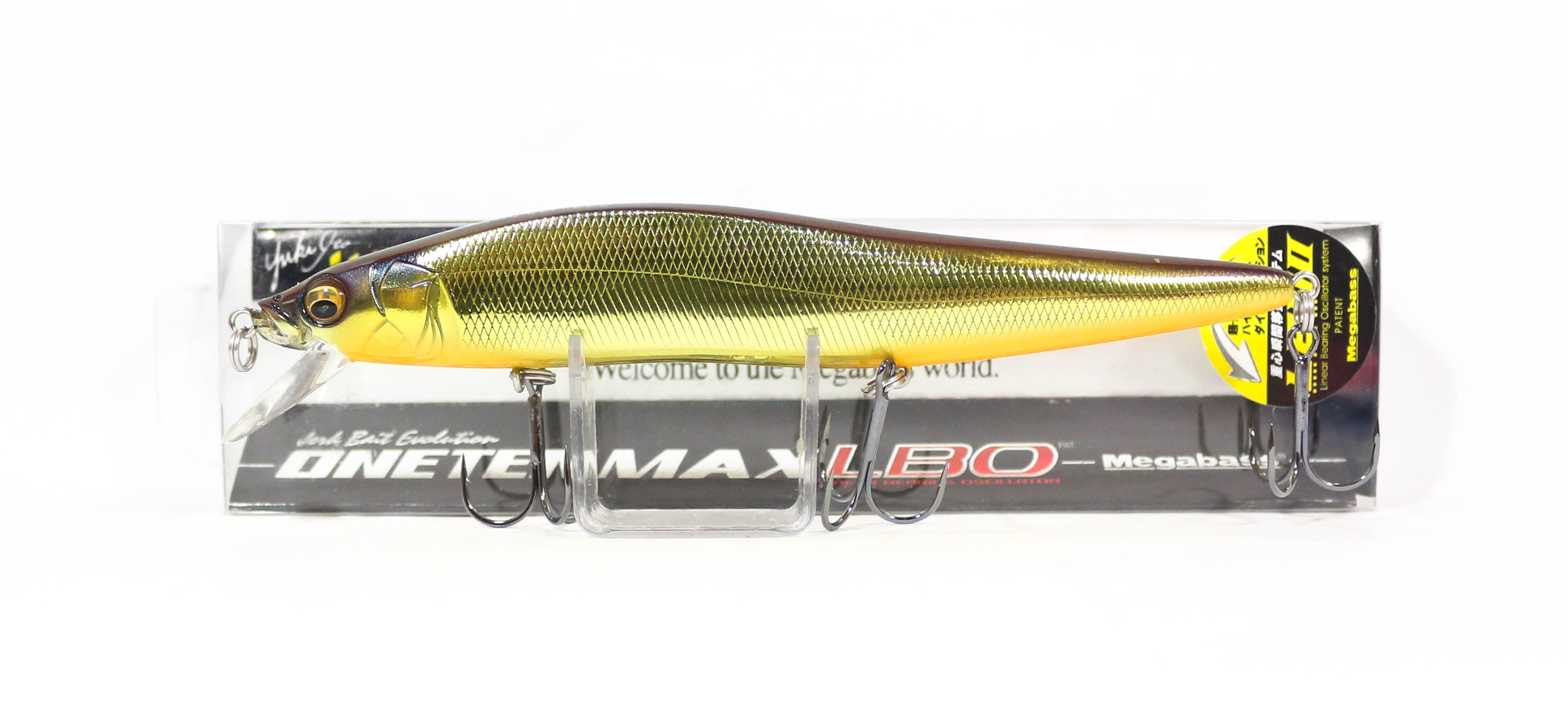 Megabass Vision 110 Oneten Max LBO Floating Lure M Champagne Kinkuro (9473)
