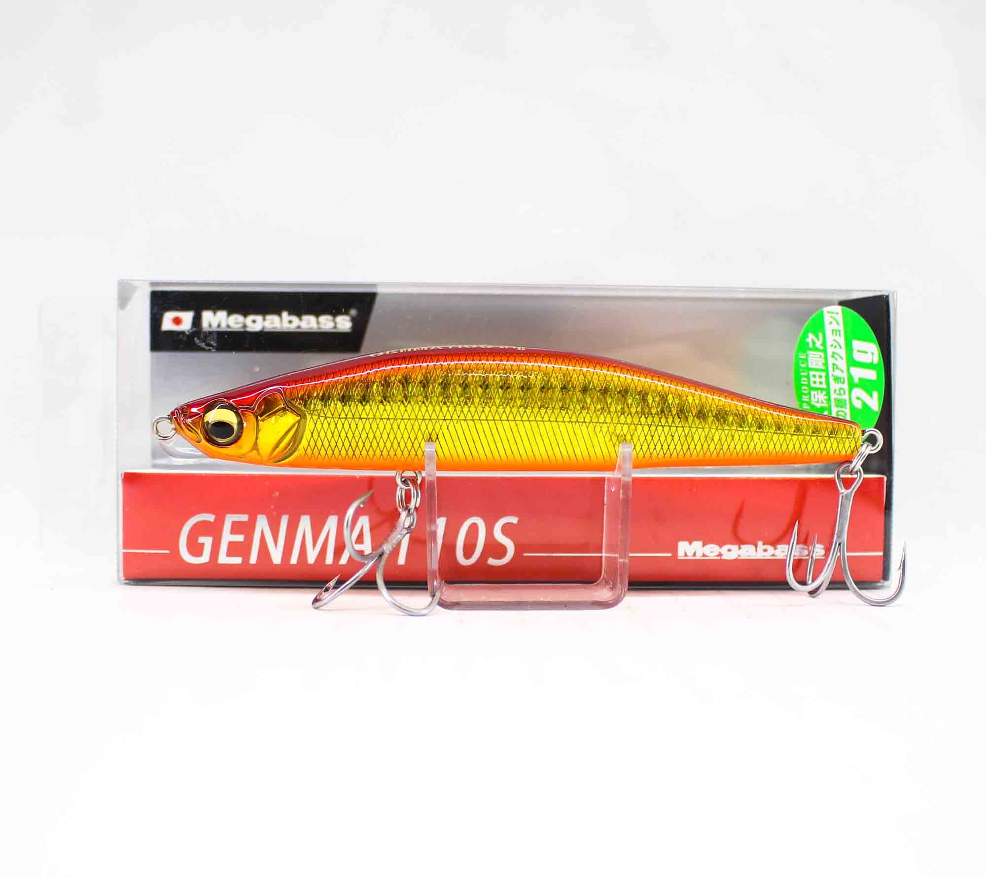 Megabass Genma 110S 21 grams Sinking Lure GG Akakakin OB (5375)