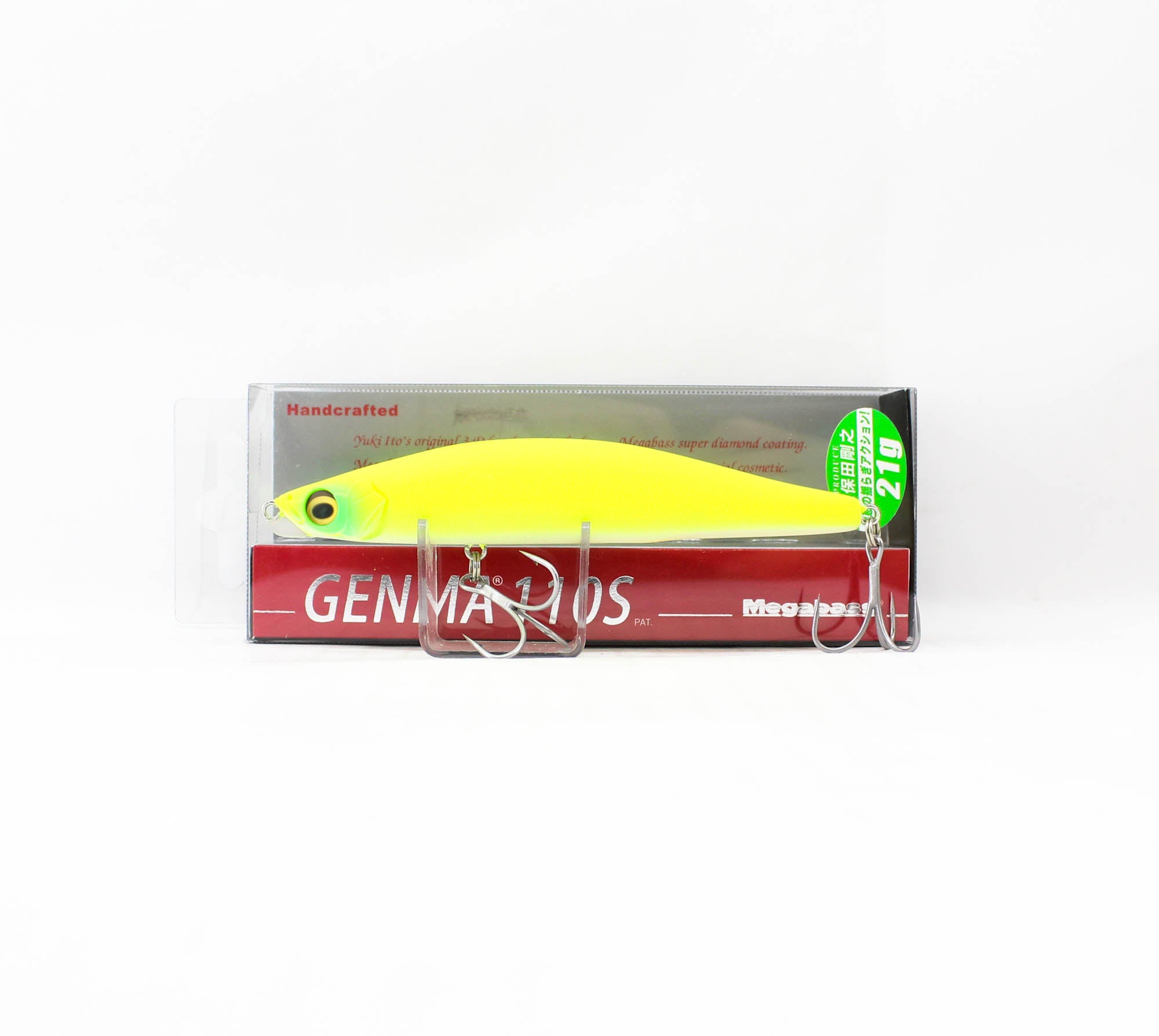 Megabass Genma 110S 21 grams Sinking Lure Do Chart (5474)