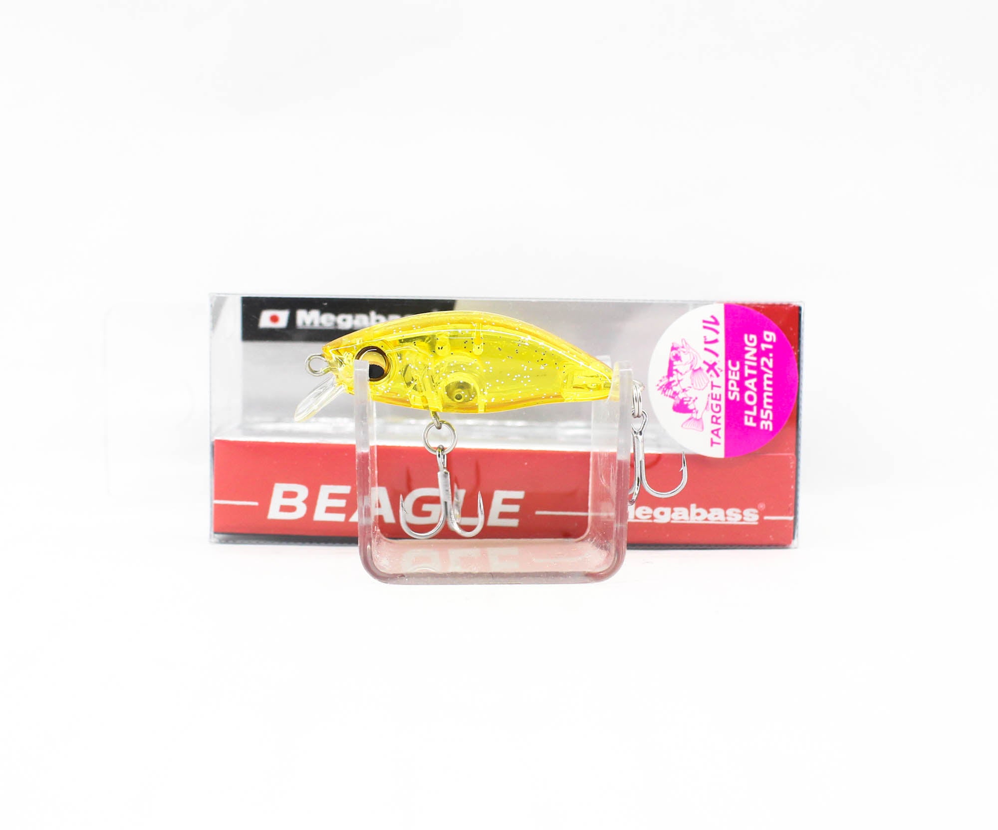 Megabass Beagle F 35 mm 2.1 grams Floating Lure Orange Silver (0058)