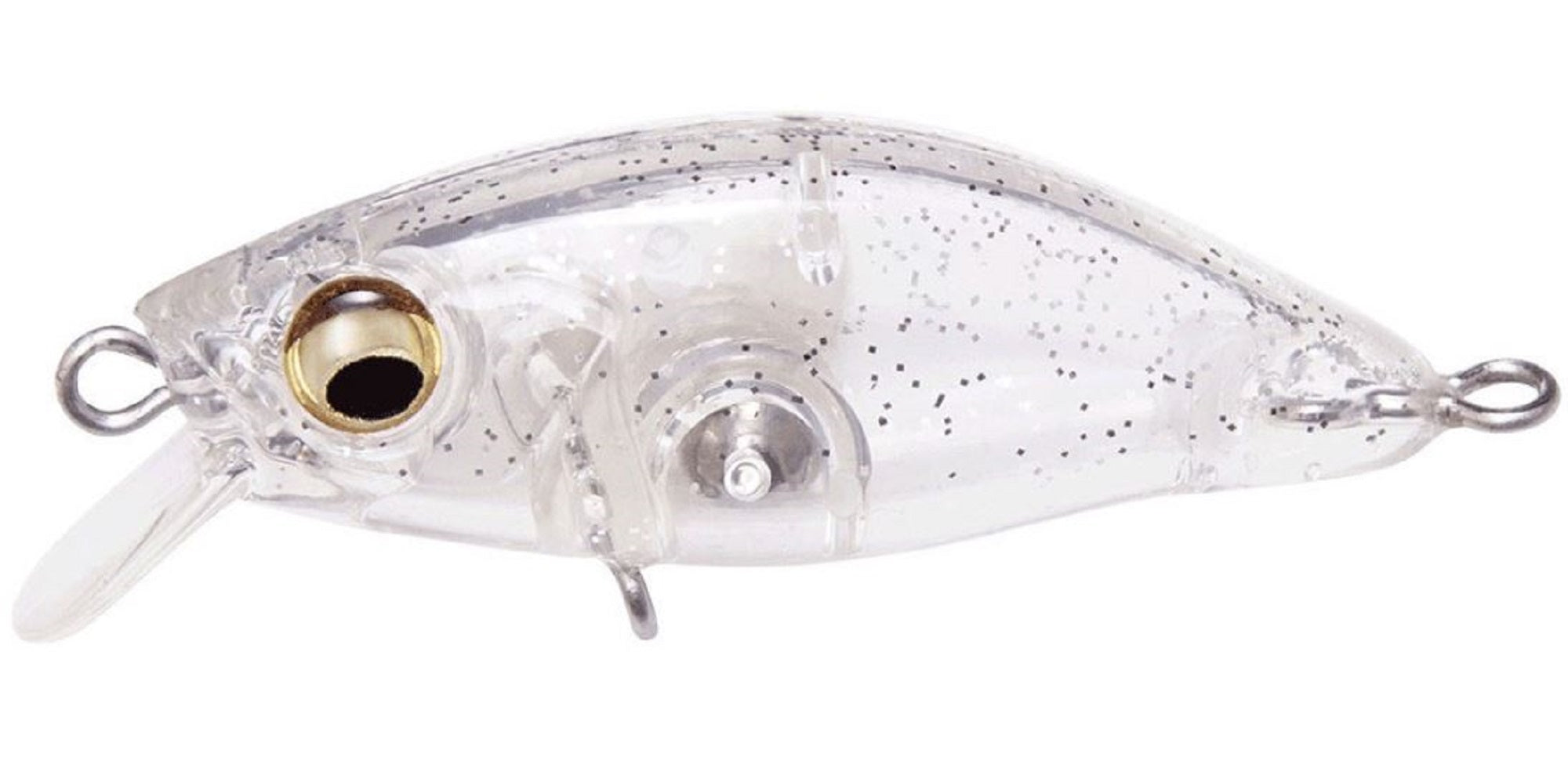 Megabass Beagle SS 35mm 2.2 grams Sinking Lure Clear Silver Gritter (0065)