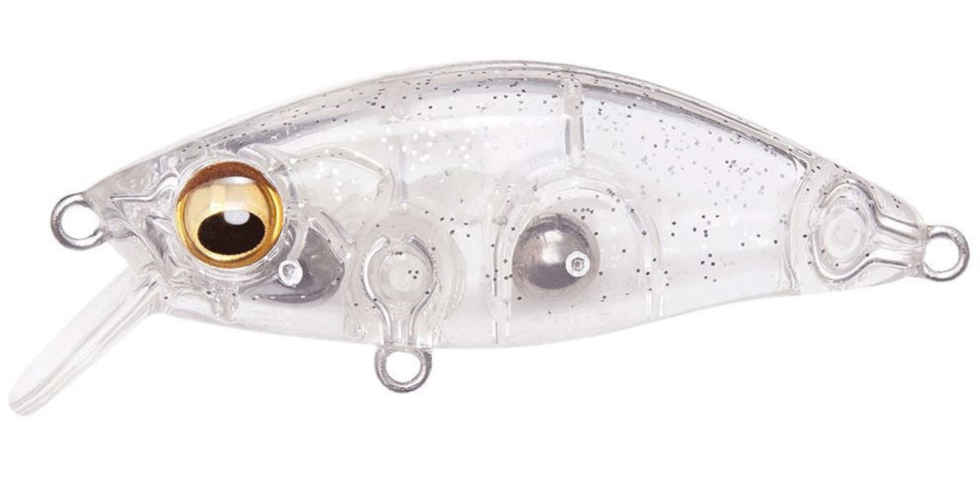 Megabass Fat Beagle SF 43 mm 4 grams Floating Lure Clear Silver (0362)