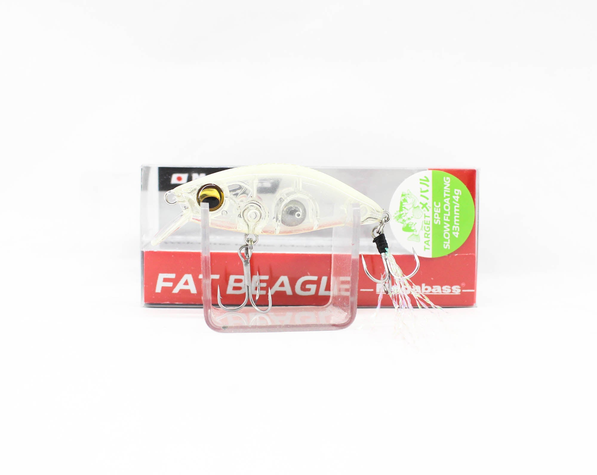 Megabass Fat Beagle SF 43 mm 4 grams Floating Lure Glow Glow (0386)