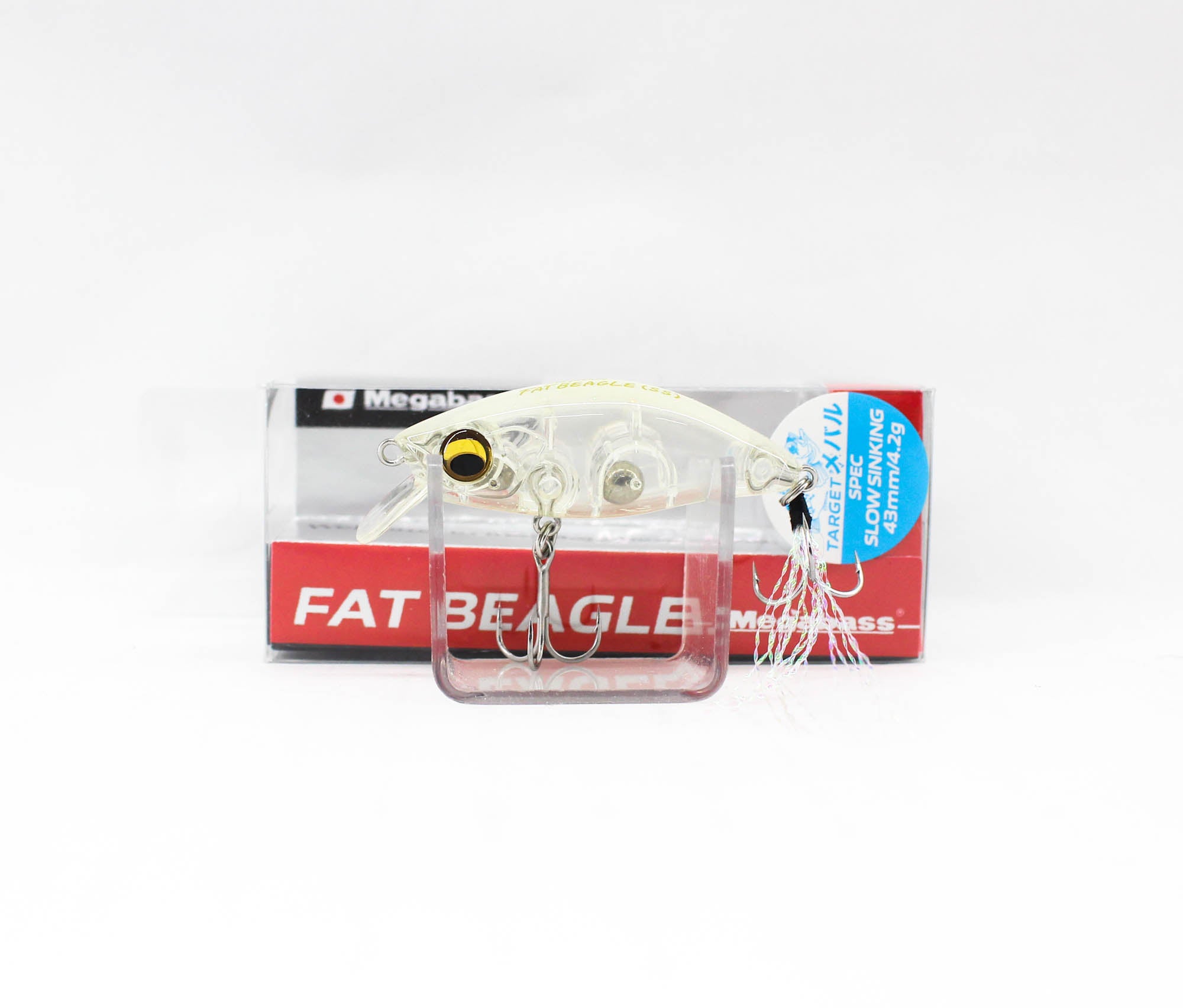 Megabass Fat Beagle SS 43 mm 4.2 grams Sinking Lure Glow Glow (0485)