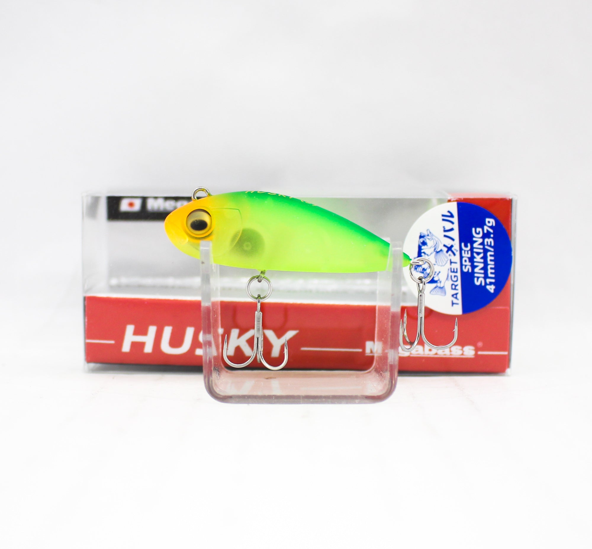 Megabass Husky 41 mm 3.7 grams Sinking Lure Mat Ghost Chart (0652)
