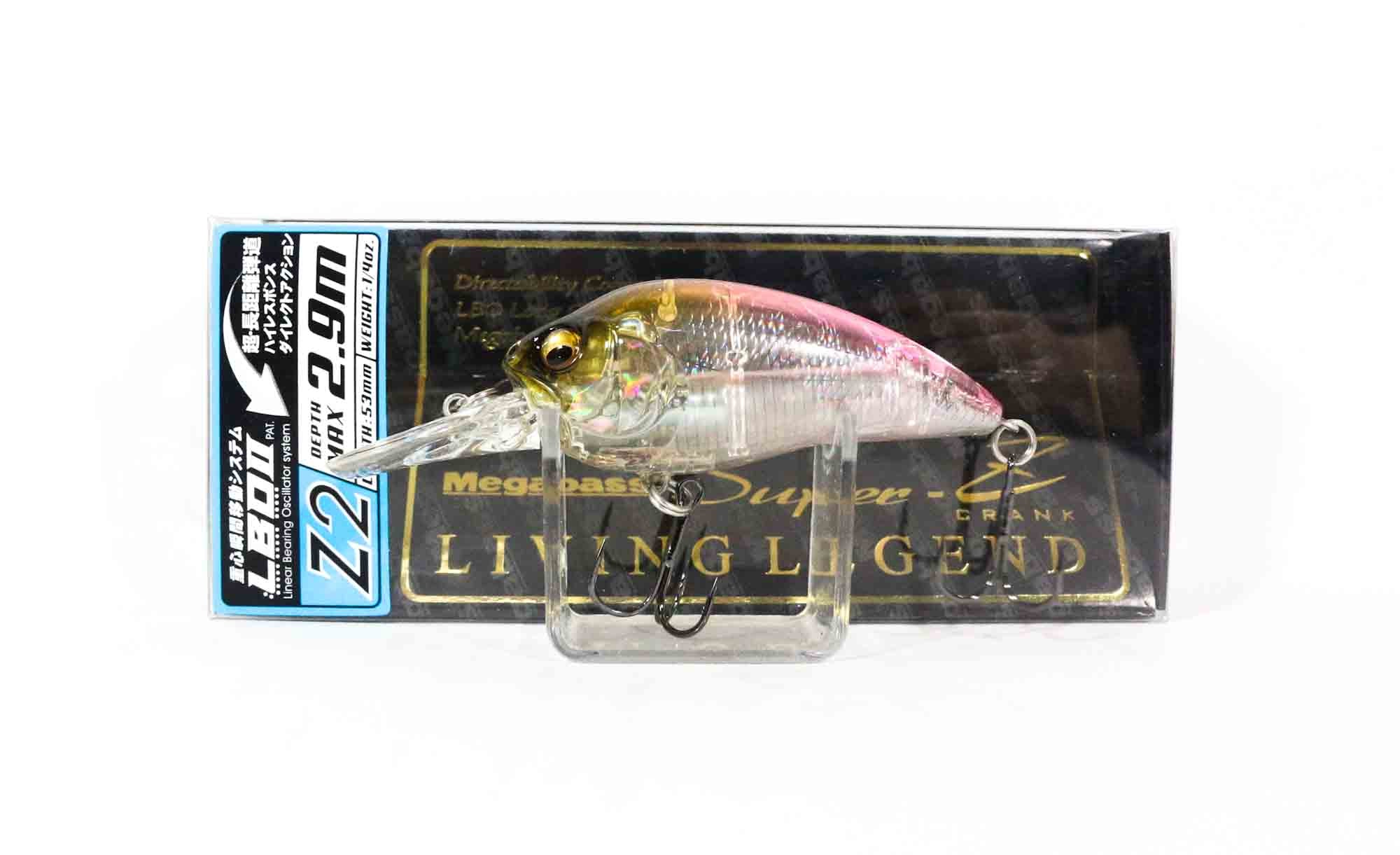 Megabass Super-Z Z2 53 mm 1/4 oz Floating Lure GP Cotton Wakasagi (2168)