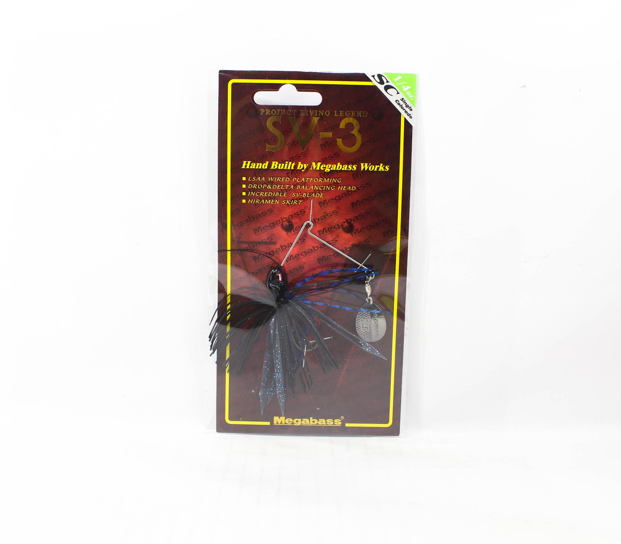 Megabass Spinner Bait SV 3 1/4 oz SC Black Blue (3134)