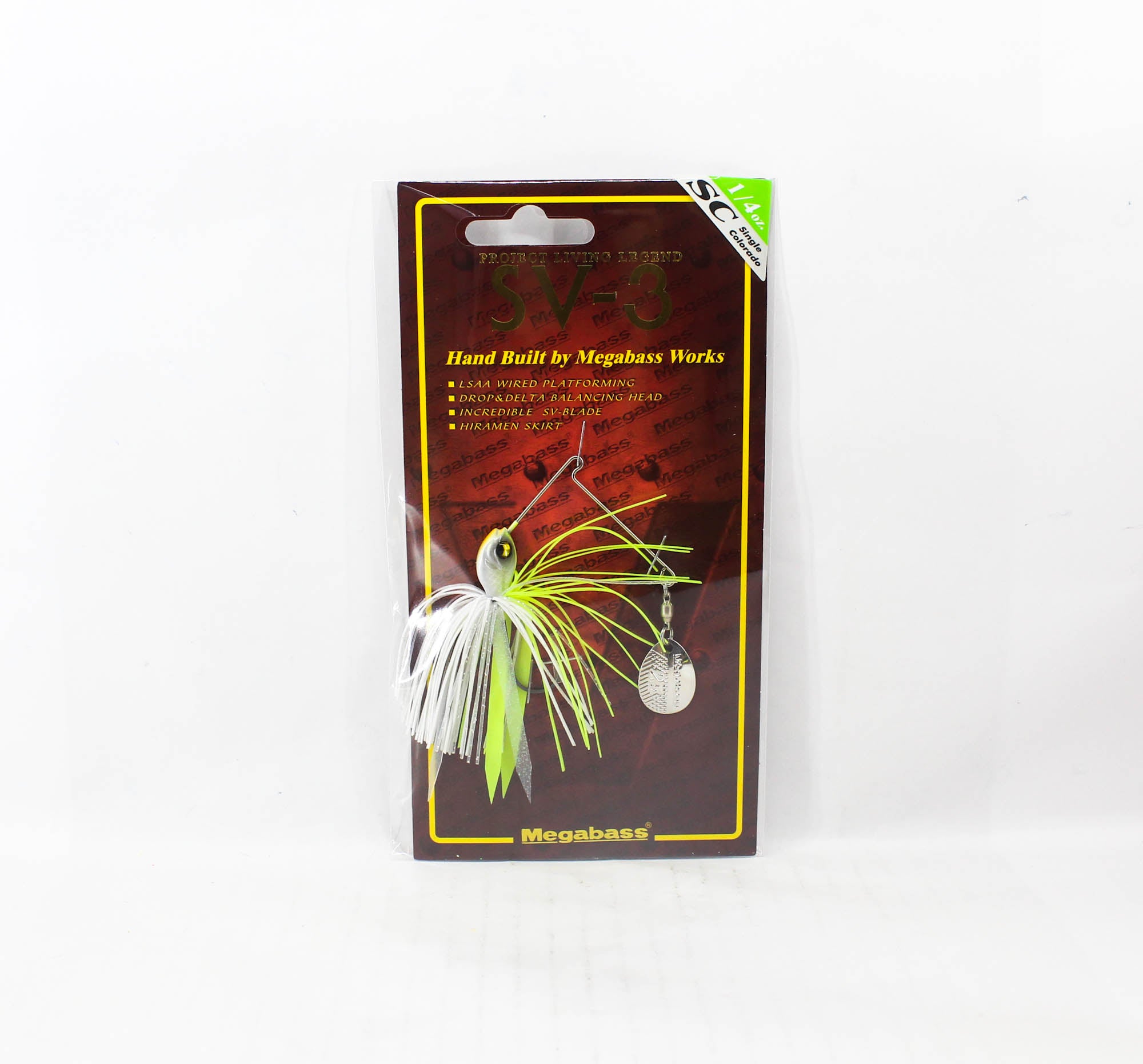 Megabass Spinner Bait SV 3 1/4 oz SC White Chart (3158)