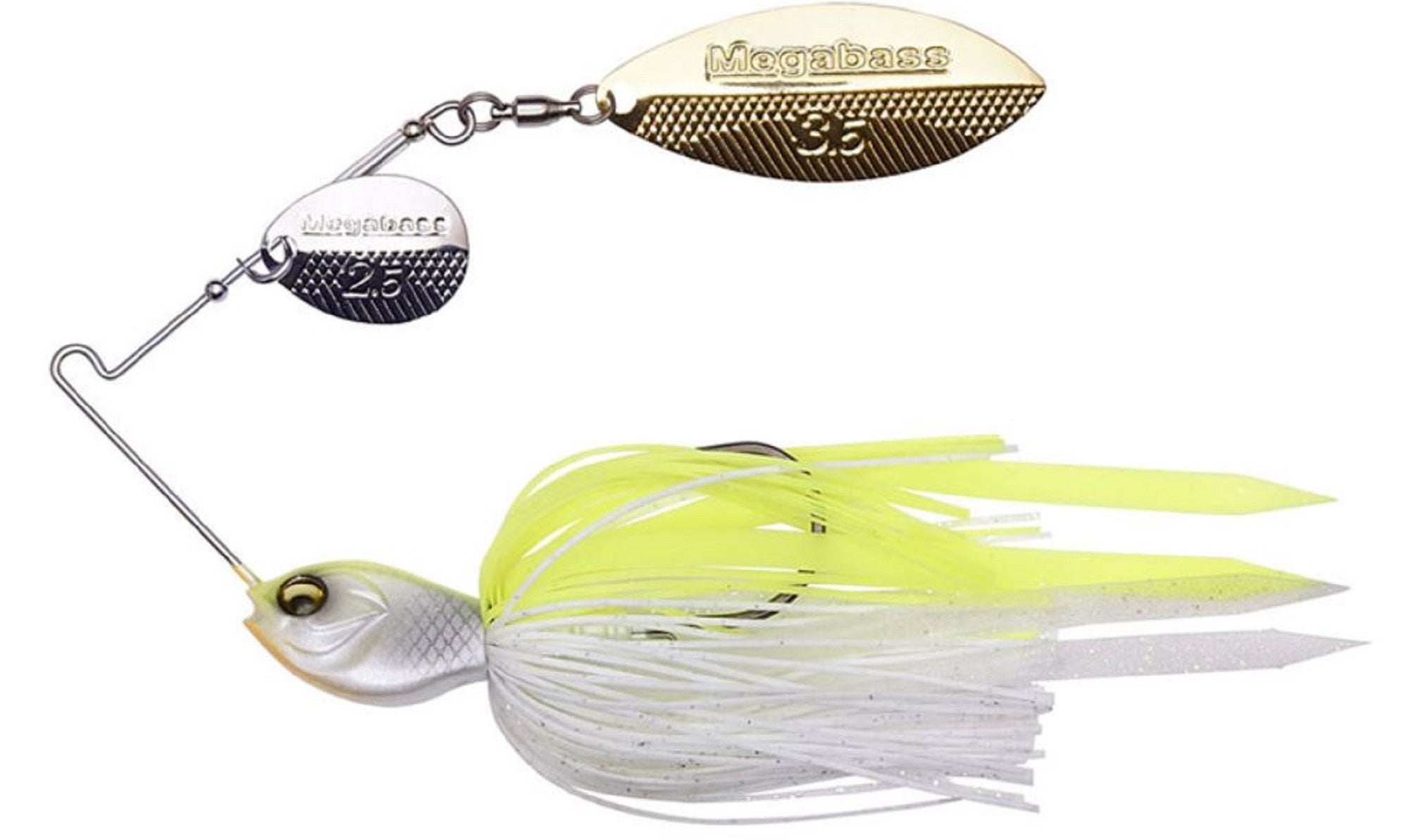 Megabass Spinner Bait SV 3 1/4 oz DW White Chart (3257)