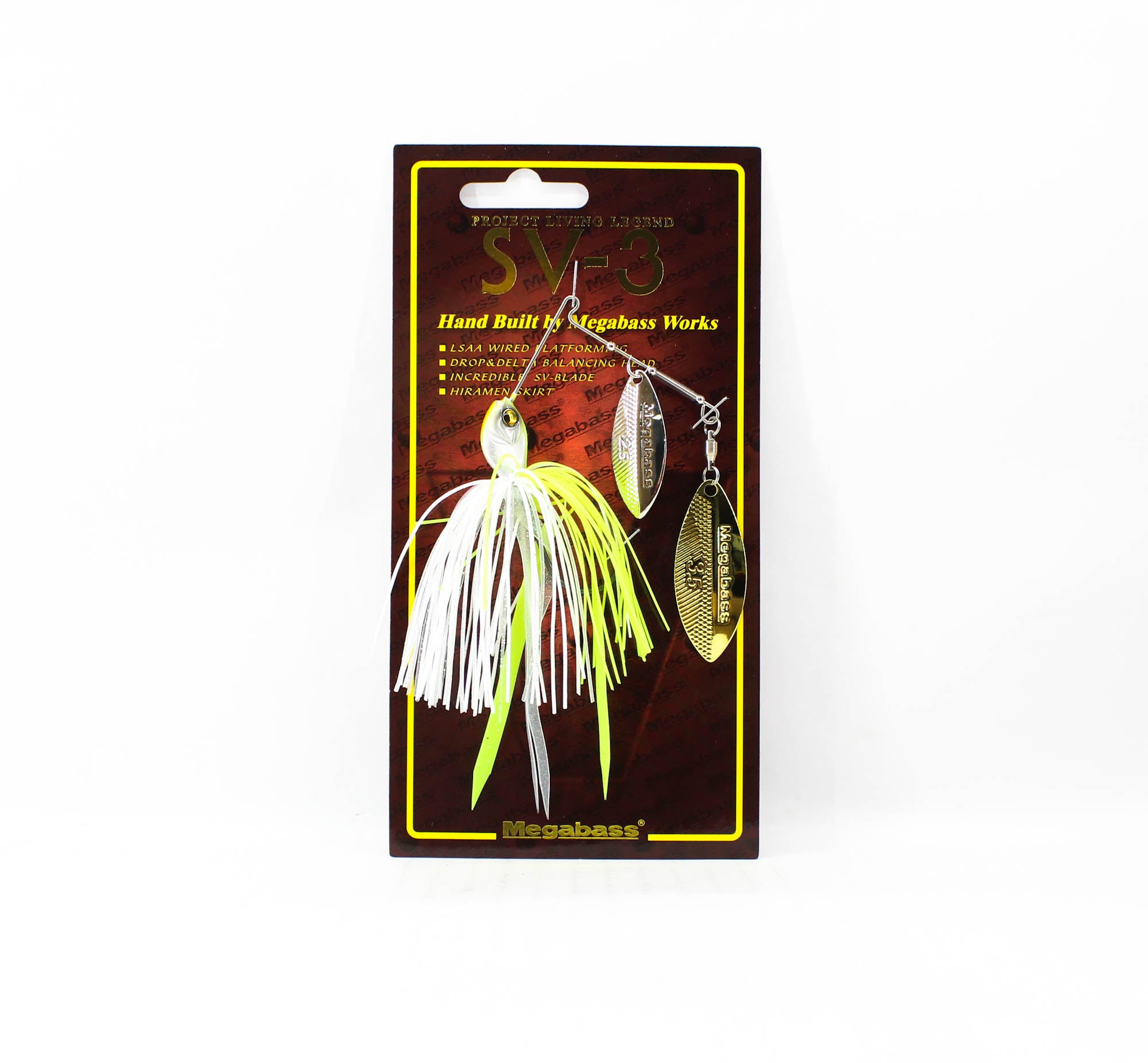 Megabass Spinner Bait SV 3 3/8 oz White Chart (3455)