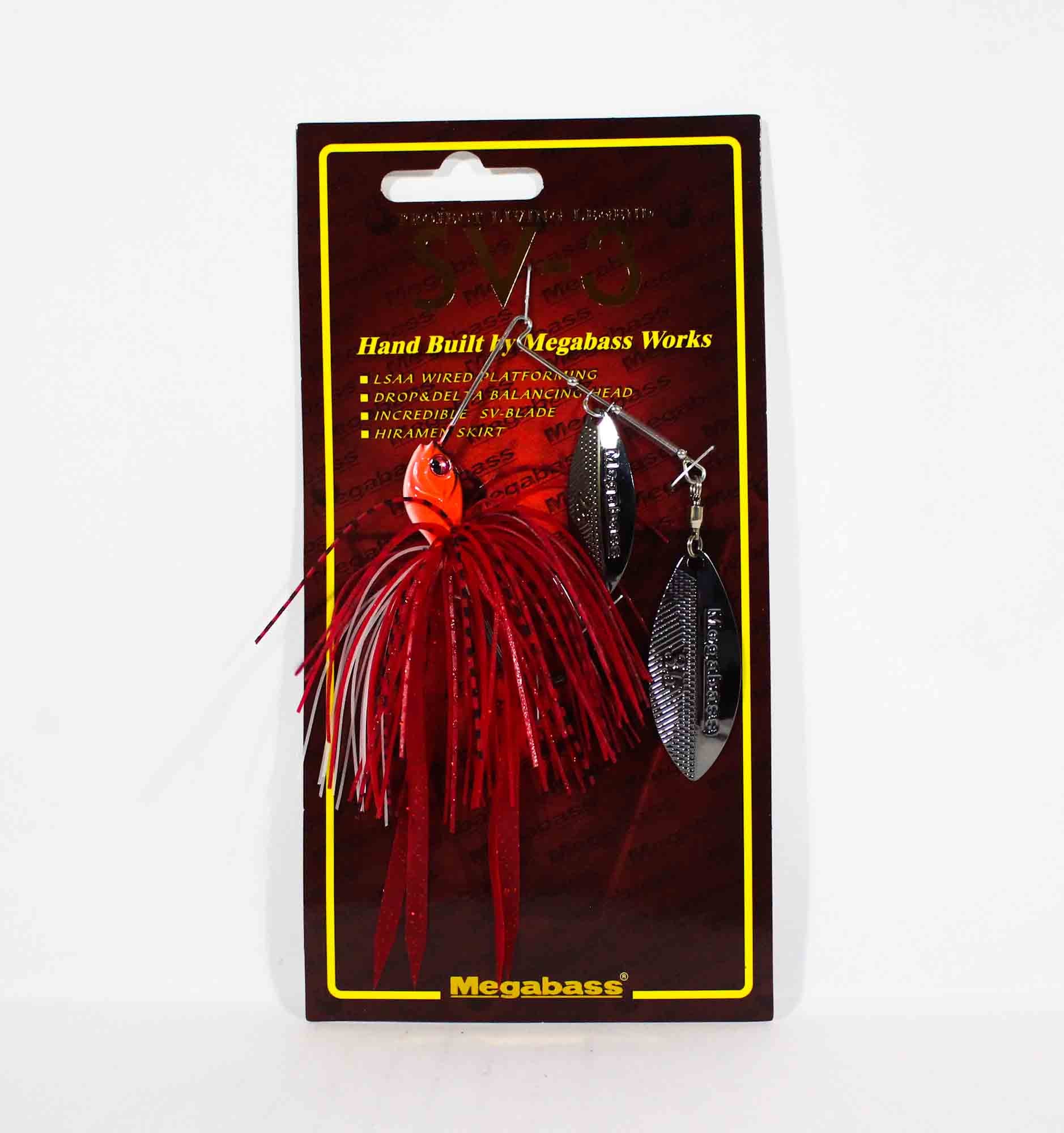 Megabass Spinner Bait SV 3 3/8 oz DW Fire red (3462)