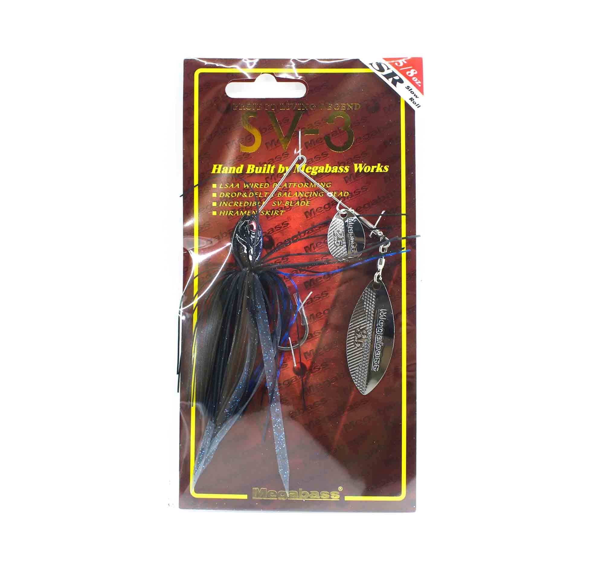 Megabass Spinner Bait SV 3 5/8 oz SR Black Blue (3738)