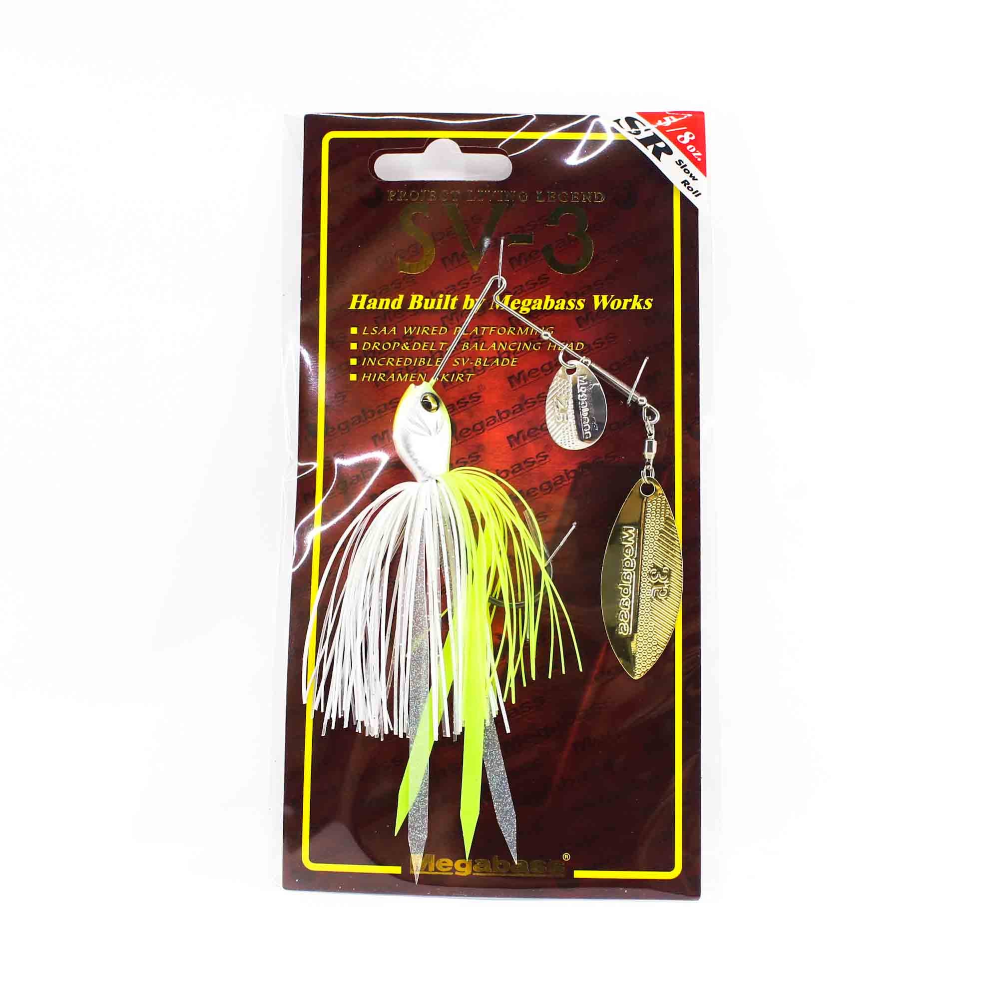 Megabass Spinner Bait SV 3 5/8 oz SR White Chart (3752)