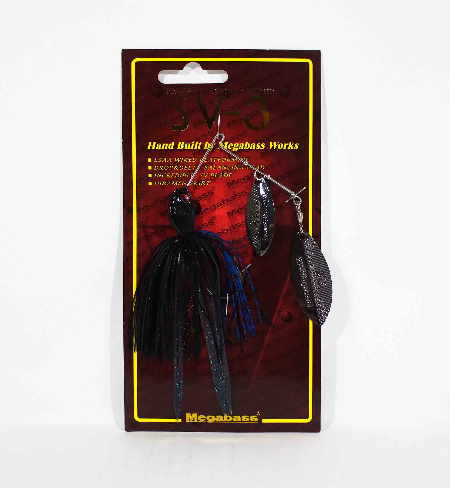 Megabass Spinner Bait SV 3 5/8 oz DW Black Blue (3837)