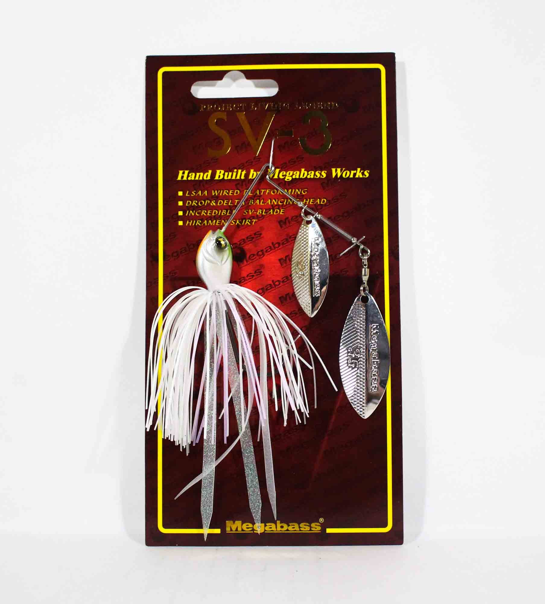 Megabass Spinner Bait SV 3 5/8 oz DW Pearl Shad (3844)