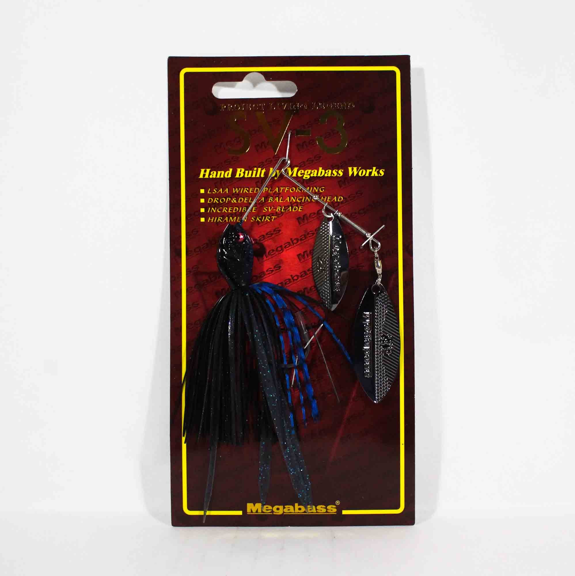 Megabass Spinner Bait SV 3 3/4 oz DW Black Blue (4032)