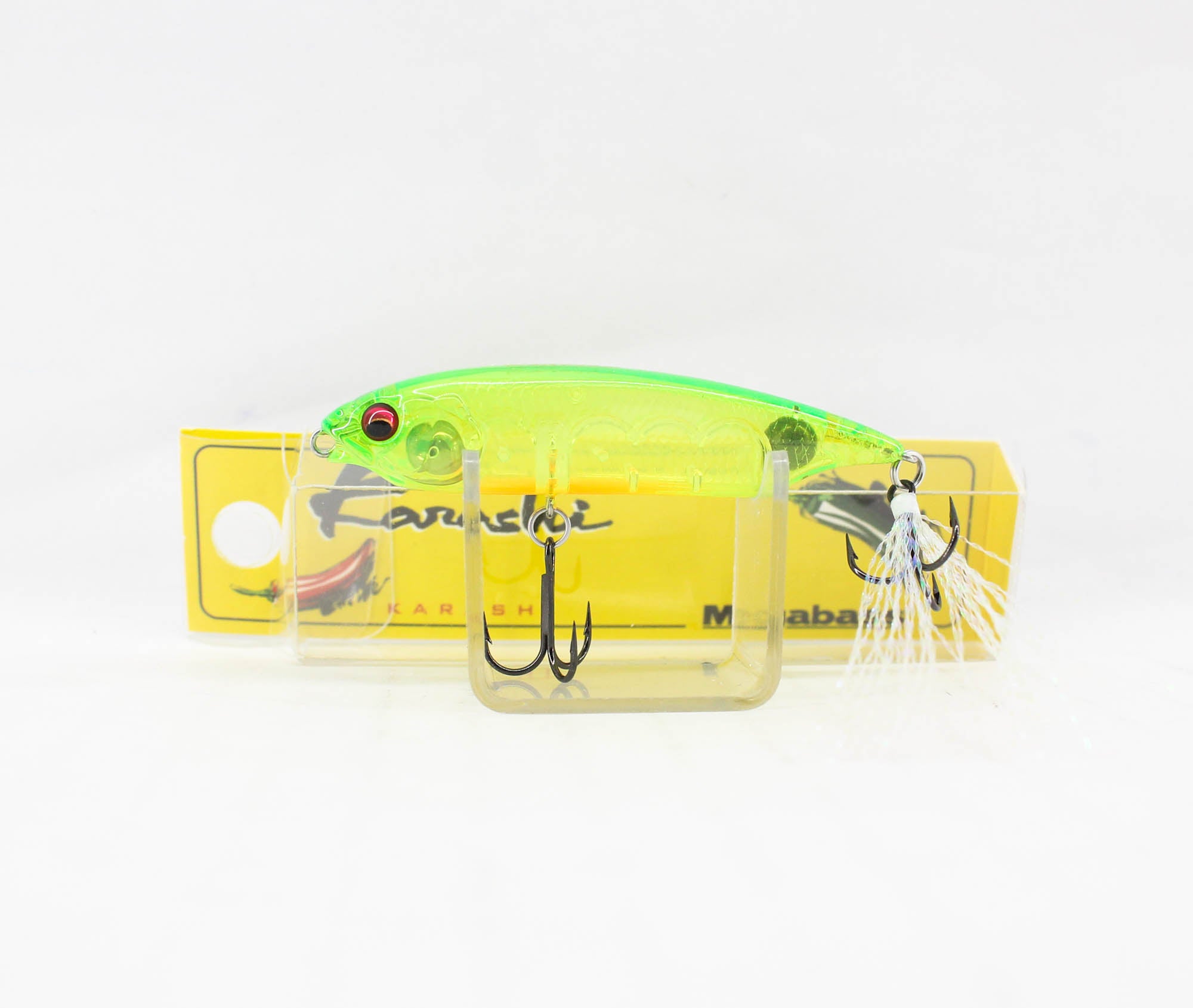 Megabass Karashi Lipless 59 mm 3/16 oz Sinking Lure Lime Chart (6647)