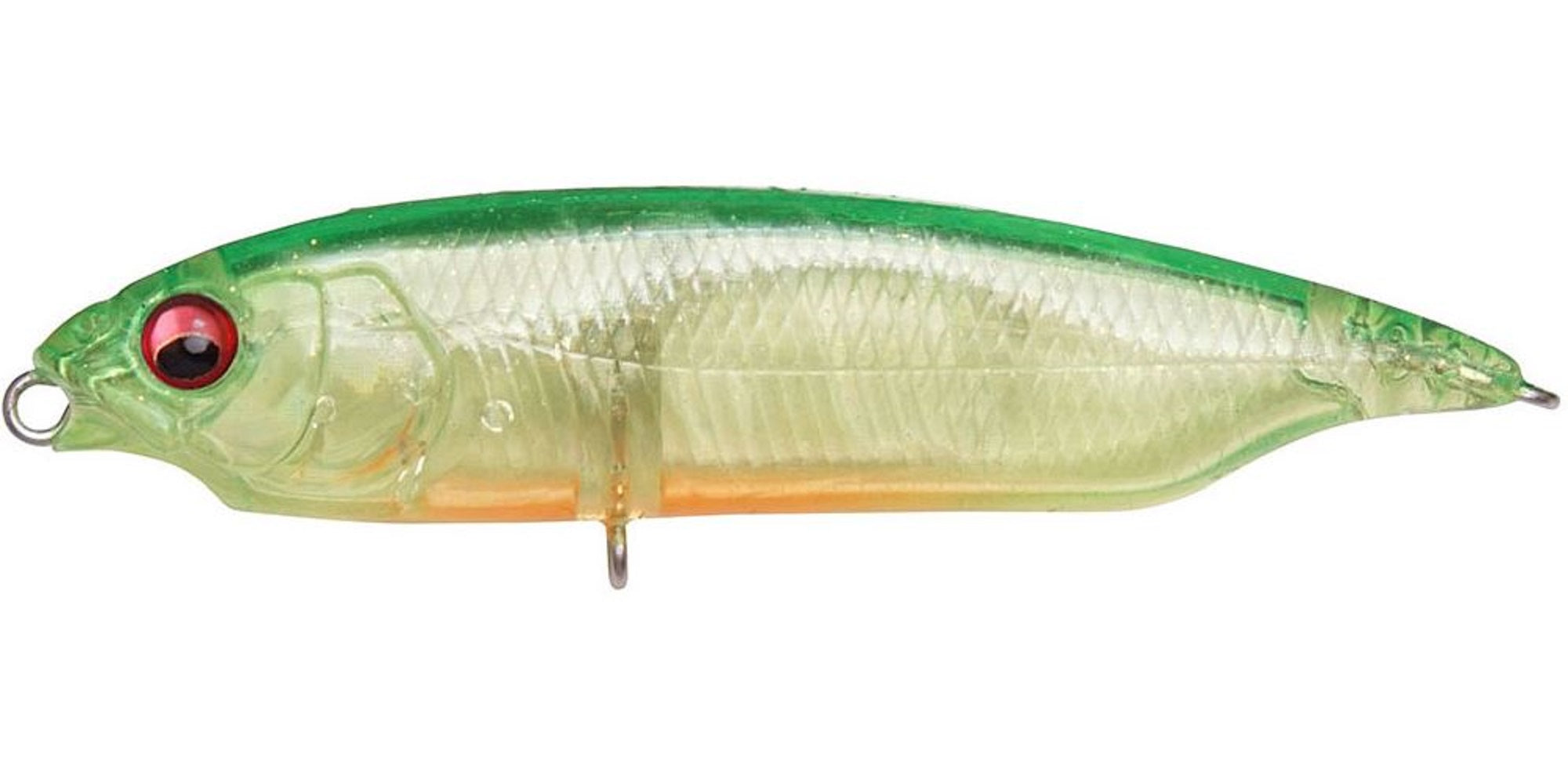 Megabass Karashi Lipless 59 mm 3/16 oz Sinking Lure Lime Chart (6647)