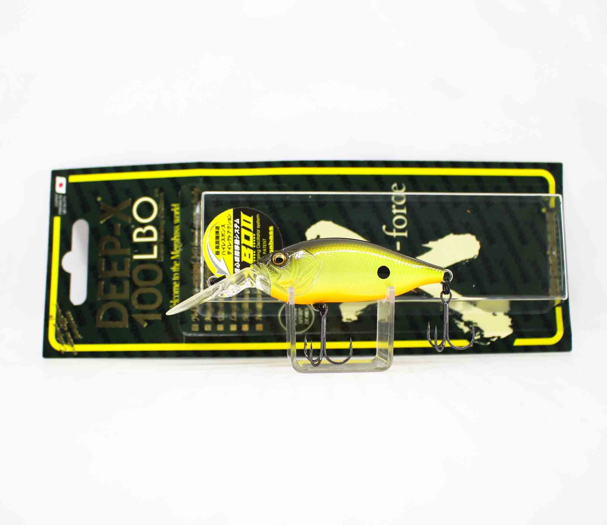 Megabass Deep X 100 LBO 59 mm 3/8 oz Floating Lure Strike Chart OB (6838)