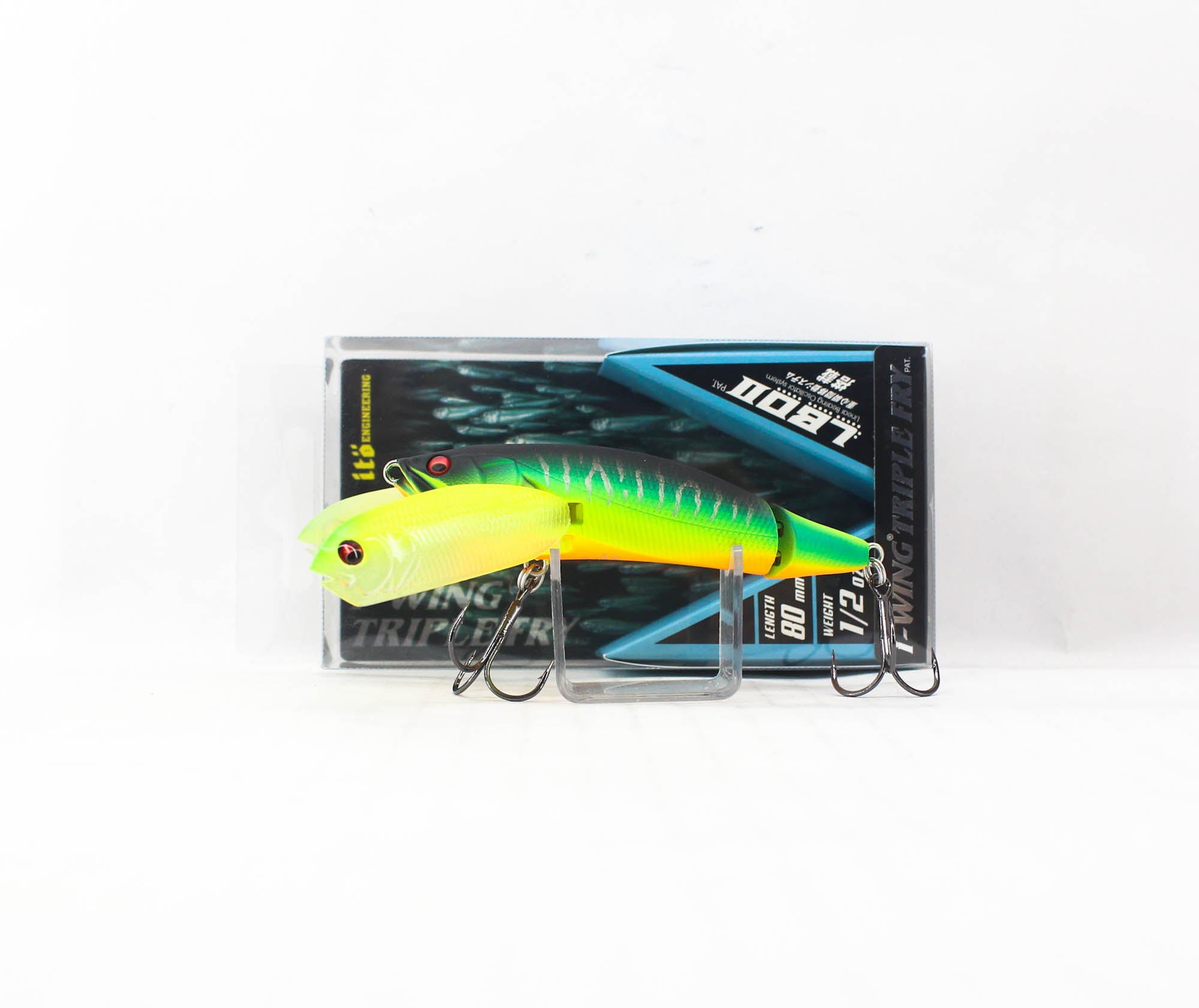 Megabass I-Wing Triple Fry 80 mm 1/2 oz Floating Lure Mat Tiger CT (7675)
