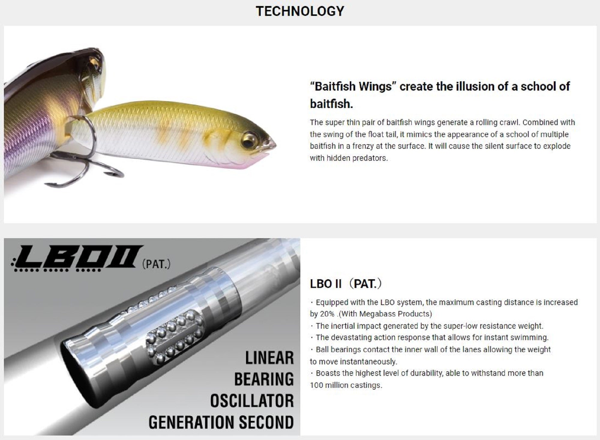 Megabass I-Wing Triple Fry 80 mm 1/2 oz Floating Lure Mat Tiger CT (7675)