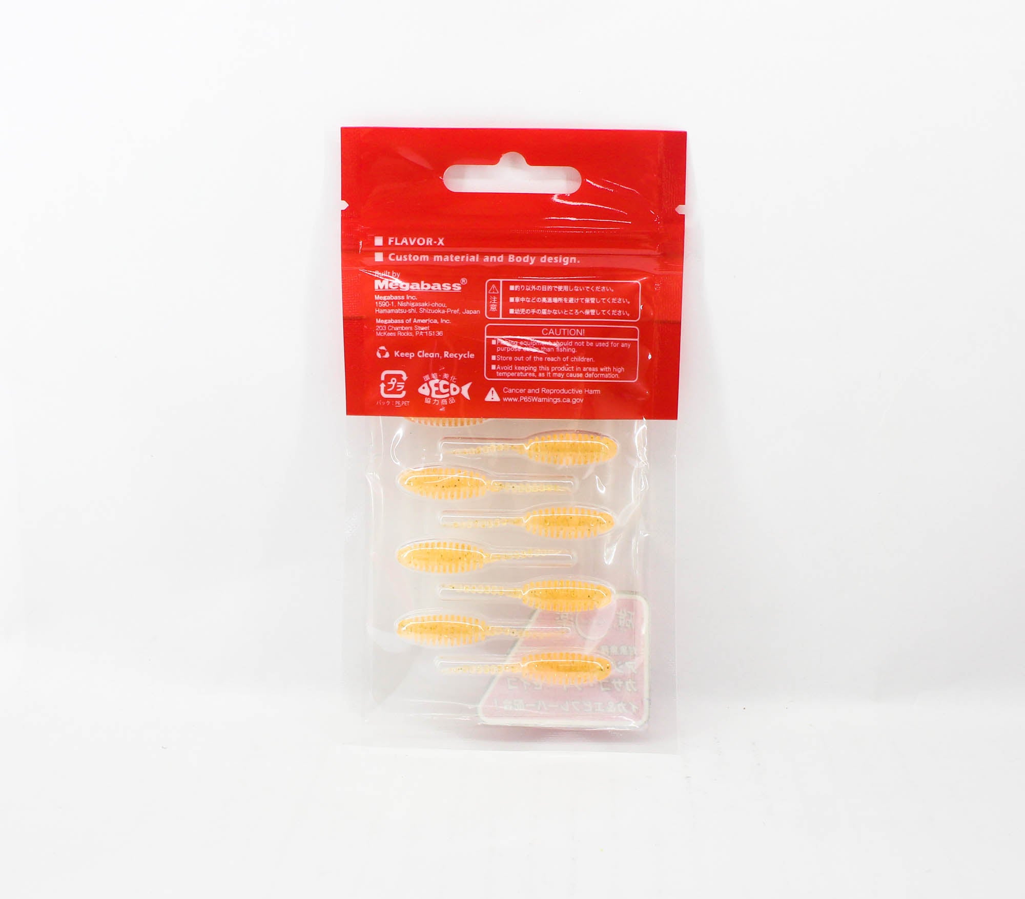 Megabass Soft Lure Dr Choro 1.5 Inch Mat Orange Gold F (9624)